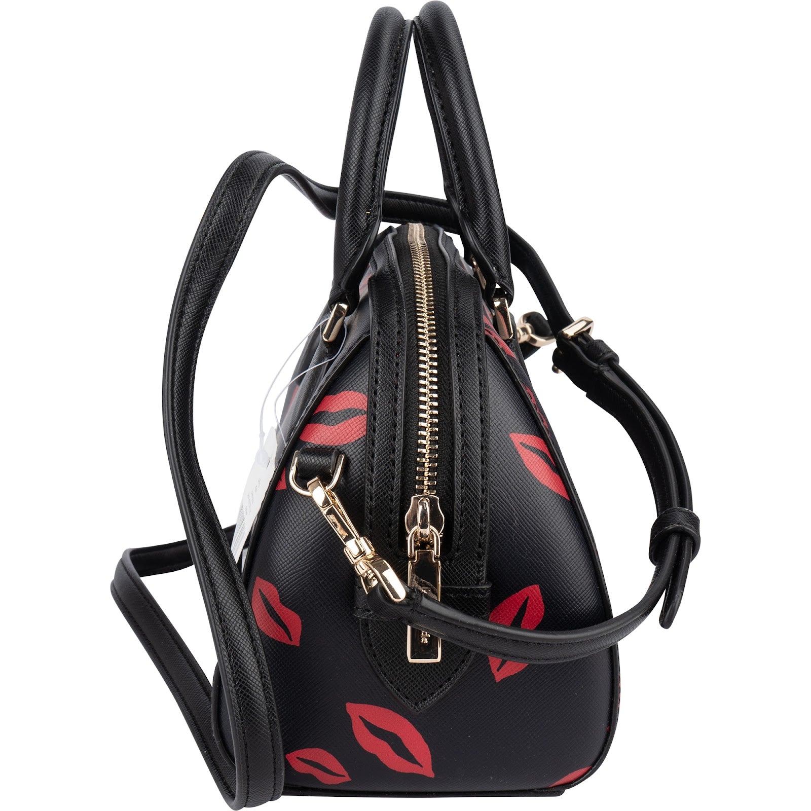 Kate Spade Rowe Mini Satchel Lip Print Handbag
