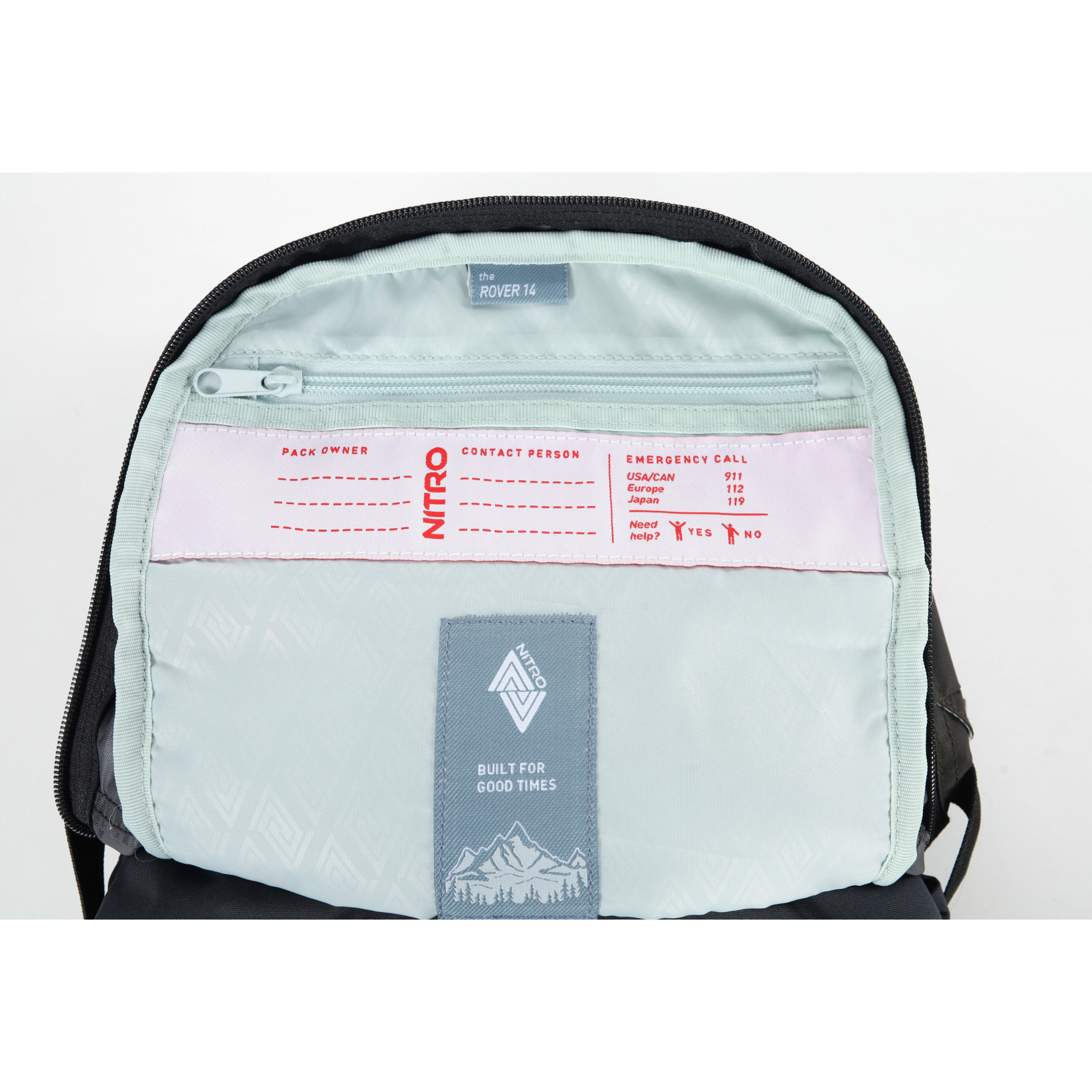 Snowboardrucksack ROVER 14 - Raven