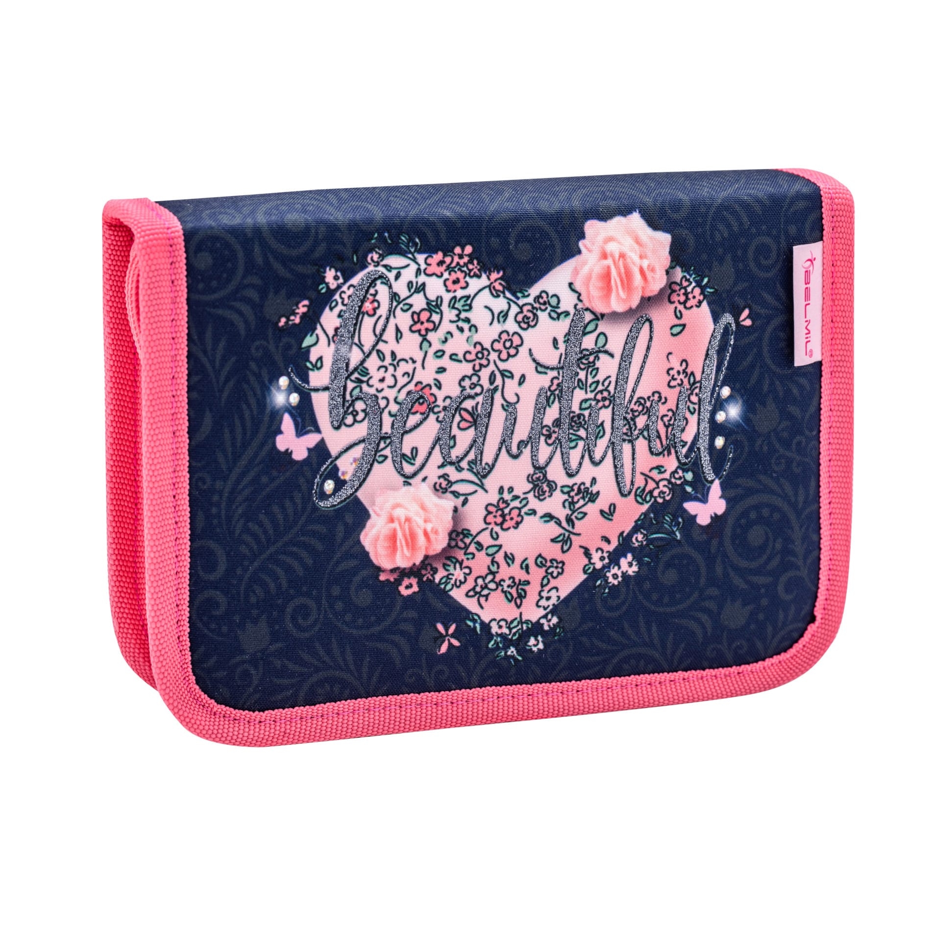 Compact ergonomisches Schulranzen-Set 4-teilig - Beautiful Flowers