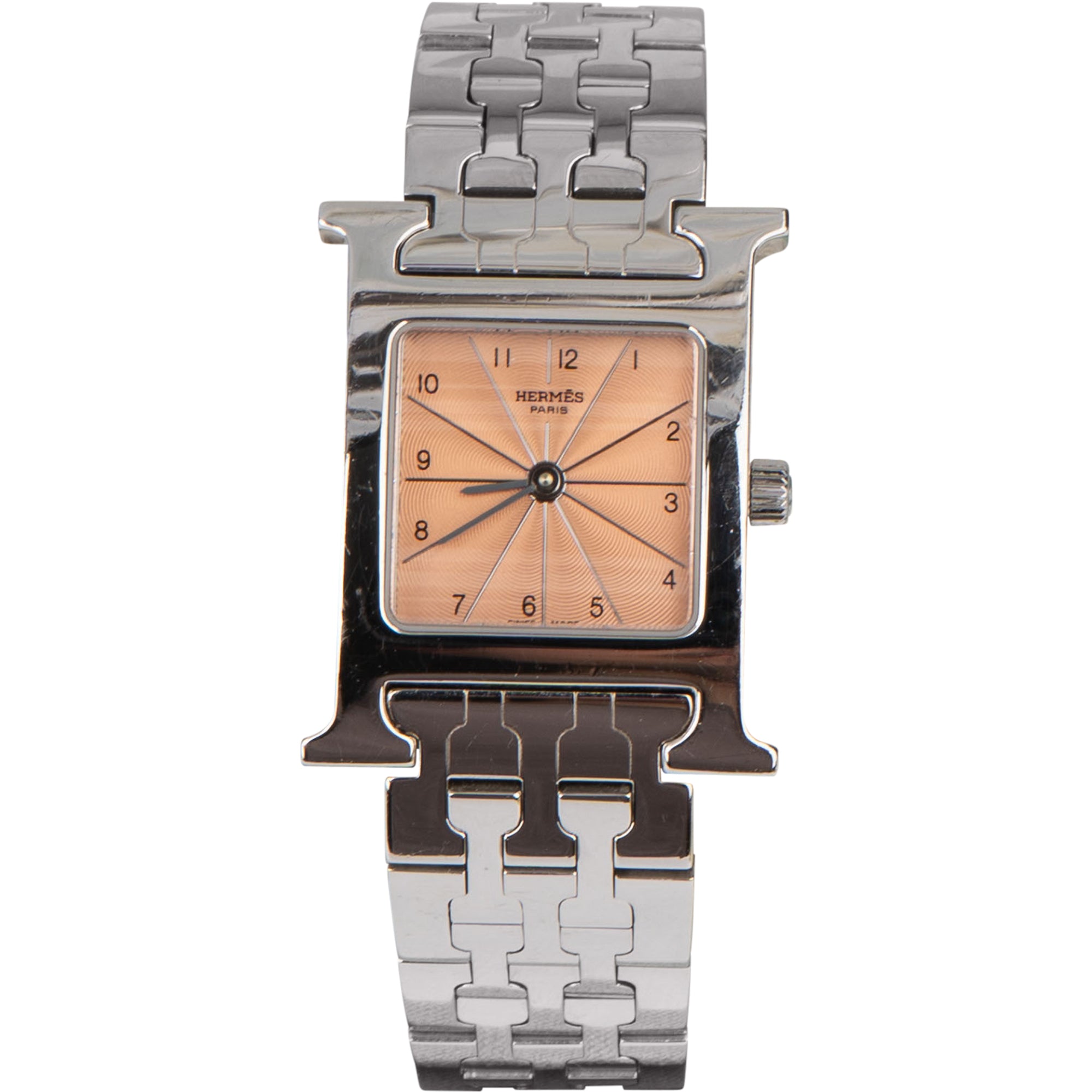 Hermès Silver Tone Heure HH-1210 Damenuhr
