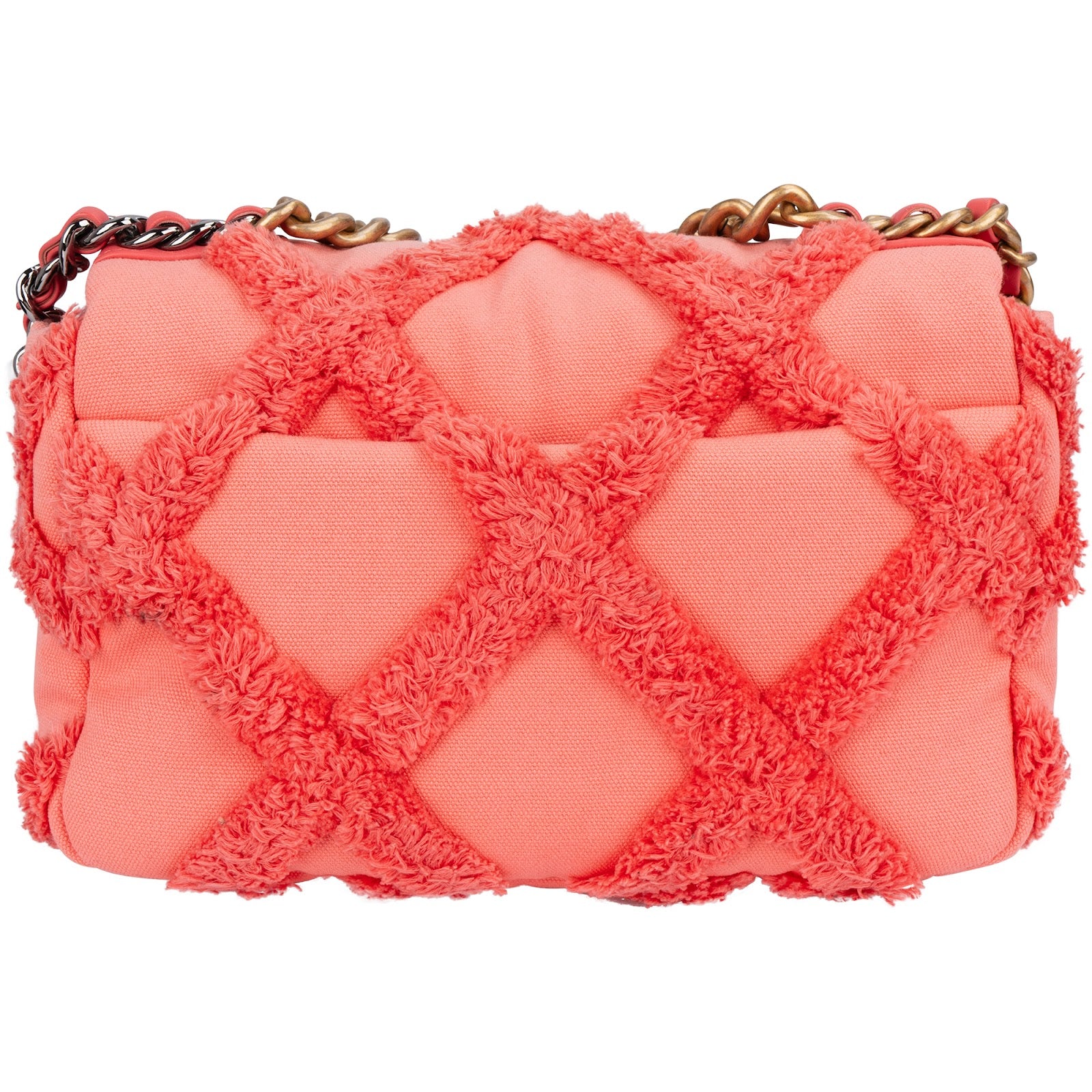Chanel 19 Frayed Canvas Crossbody Bag