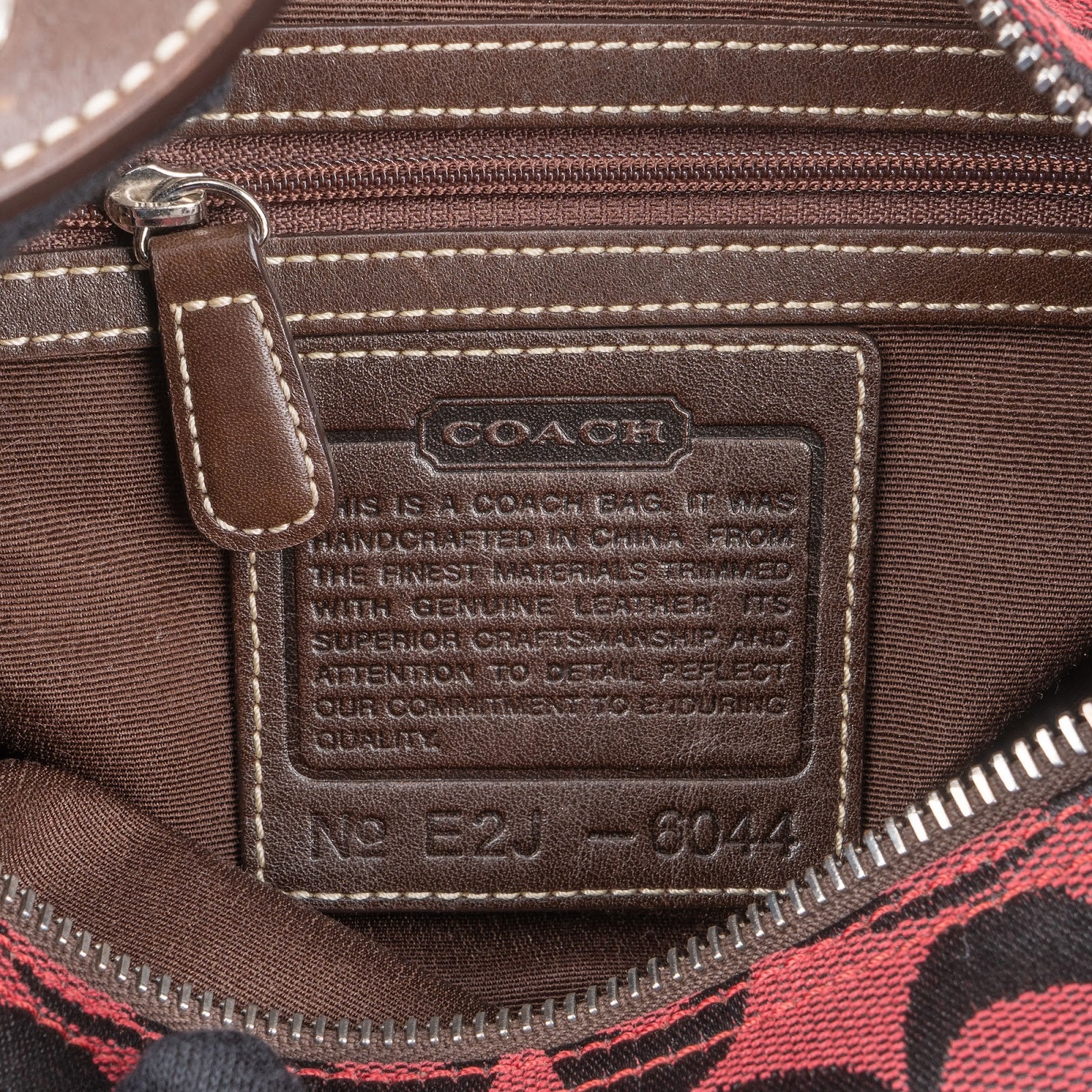 Coach Red Monogram Signature Demi Mini Handbag