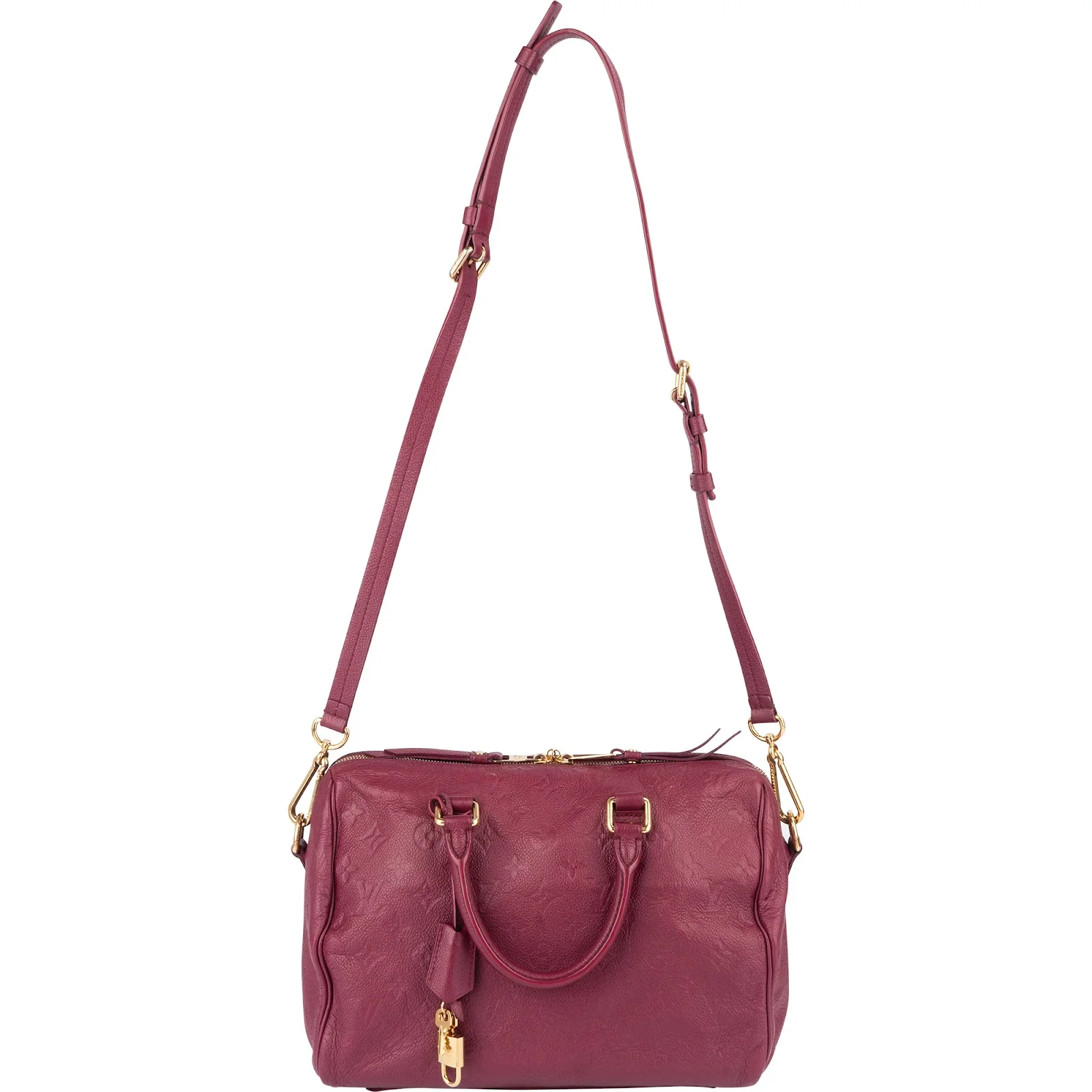 Louis Vuitton Monogram Empreinte Leather Speedy 30 Bandoulière Handbag