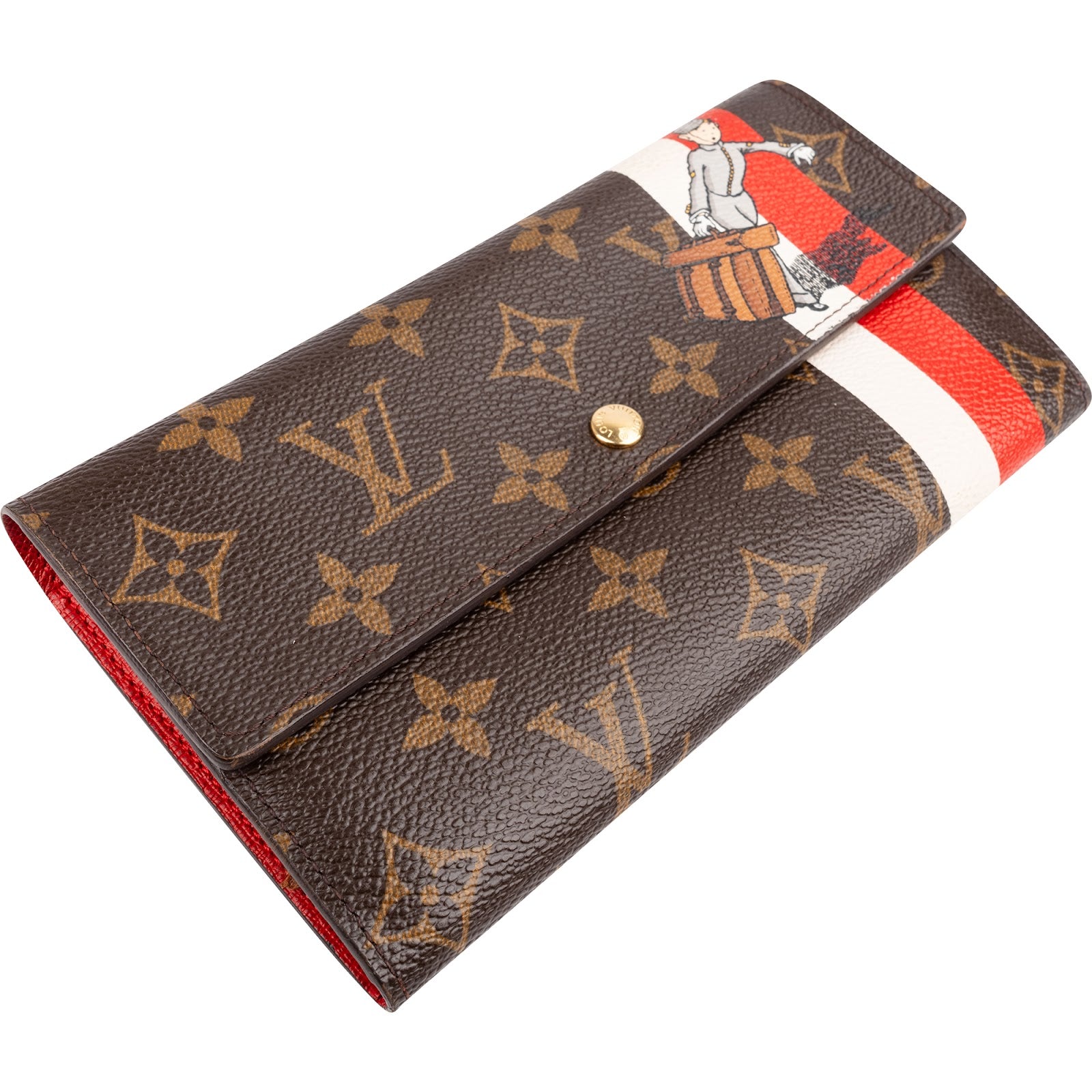 Louis Vuitton Monogram Canvas Illustre Groom Sarah Wallet