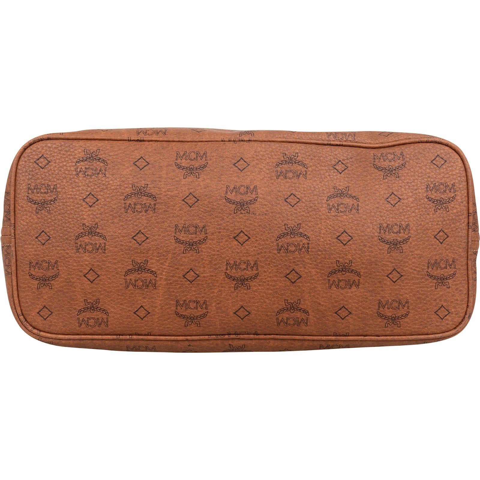 MCM Monogram Visetos Leather Liz Reversible Shopper