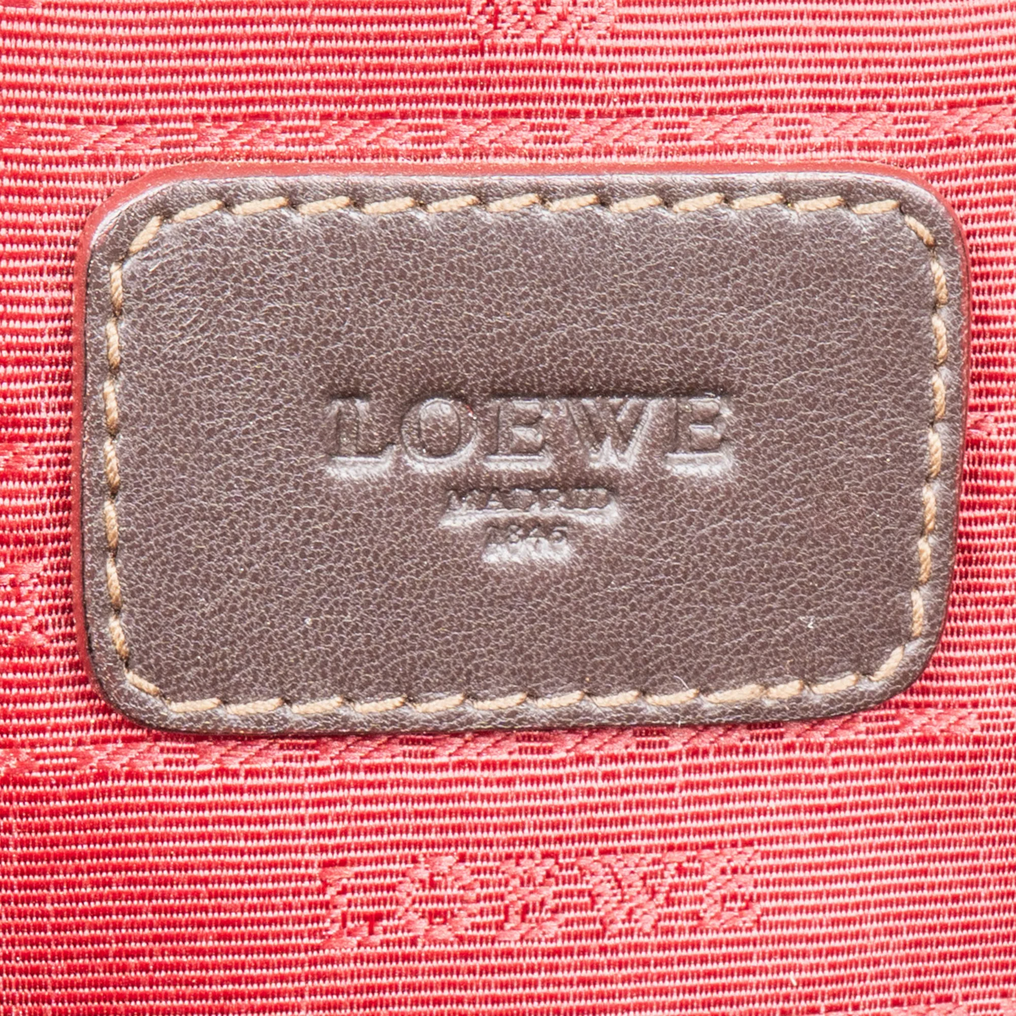 Loewe Brown Leather Business Bag