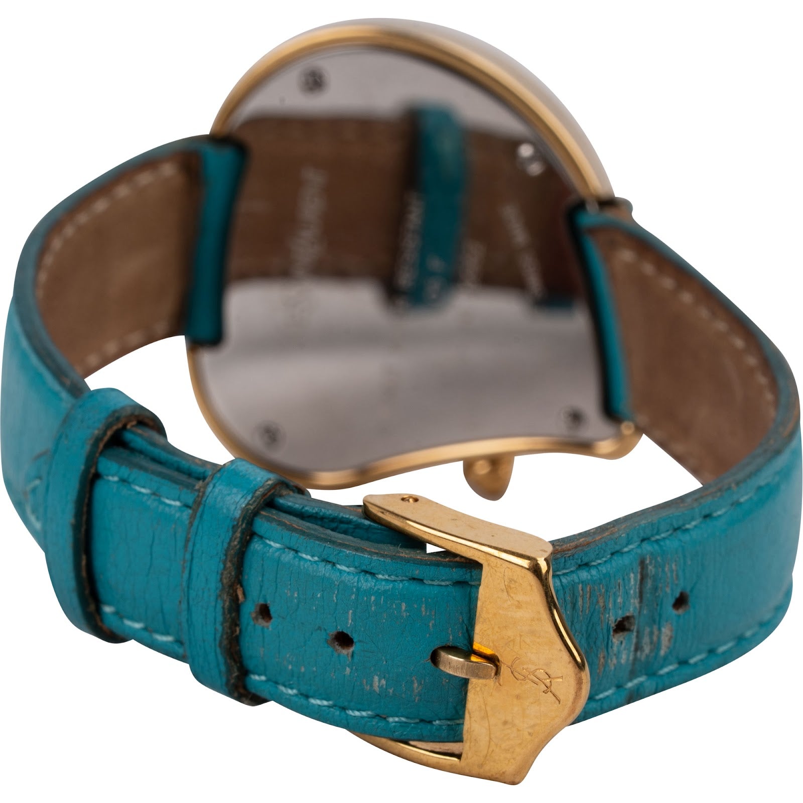 Montre pour femme Yves Saint Laurent « Turquoise Leather Heart »