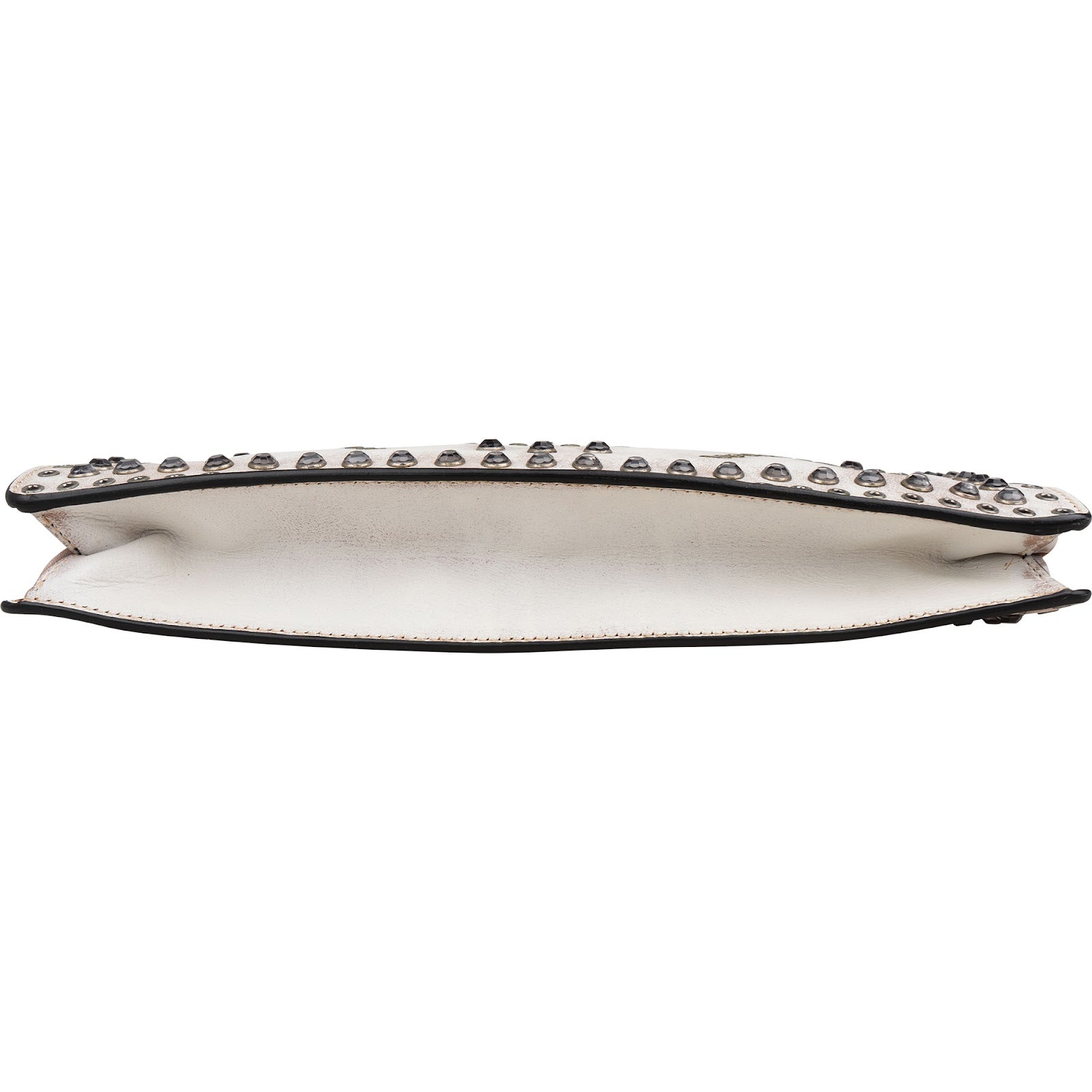 Prada Crystal Leather Clutch