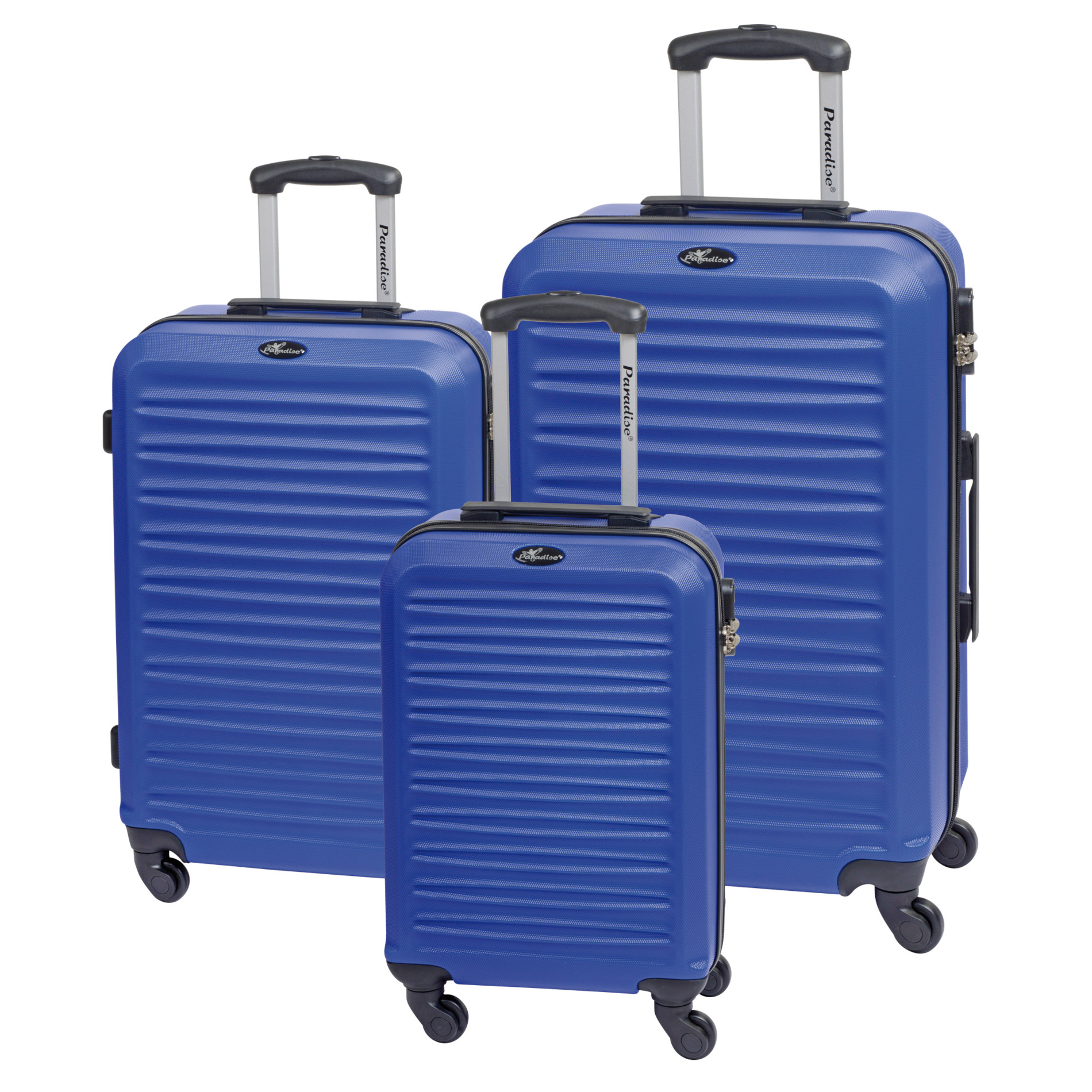 3-piece suitcase set Havana Paradise - blue