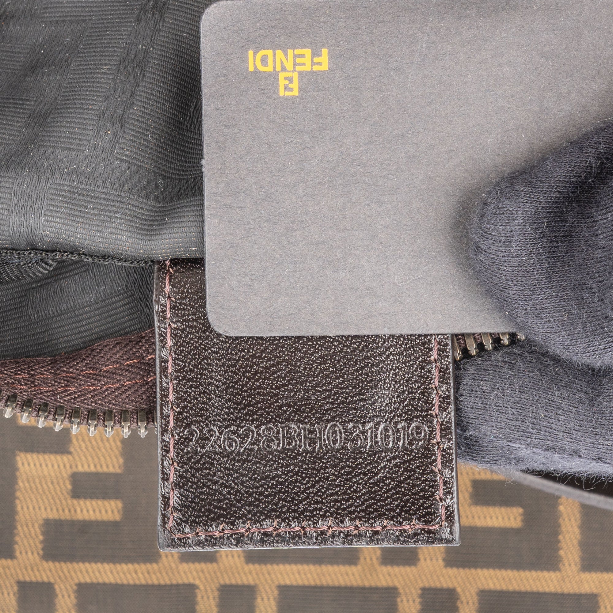 Fendi FF Monogram Zucca Attachi Handbag