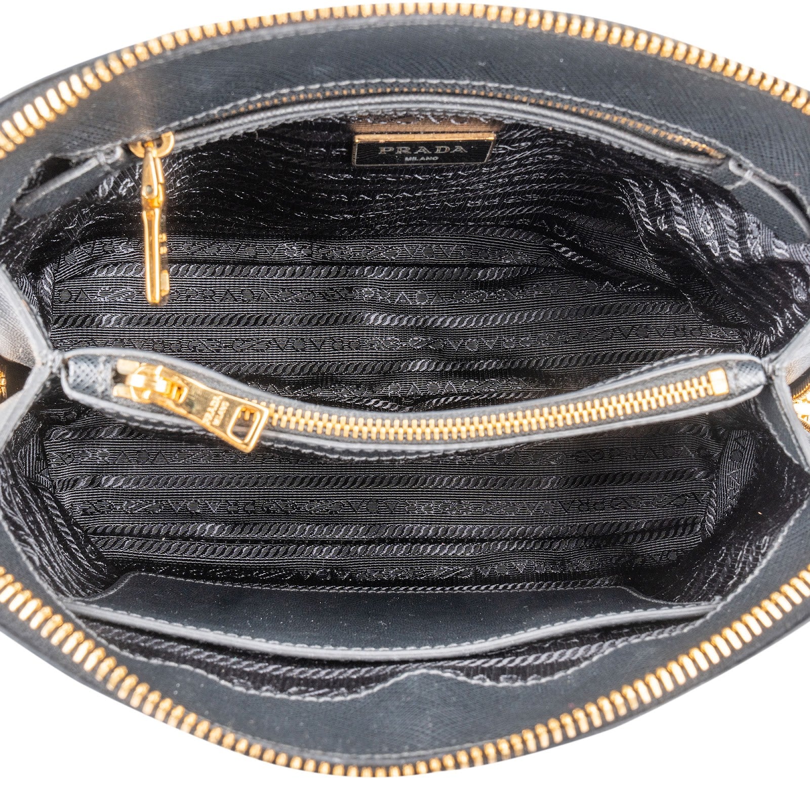 Prada Saffiano Leather Promenade Handbag