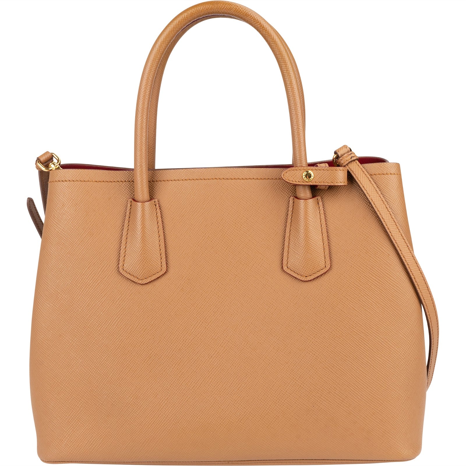Prada Saffiano Leather Double Handbag