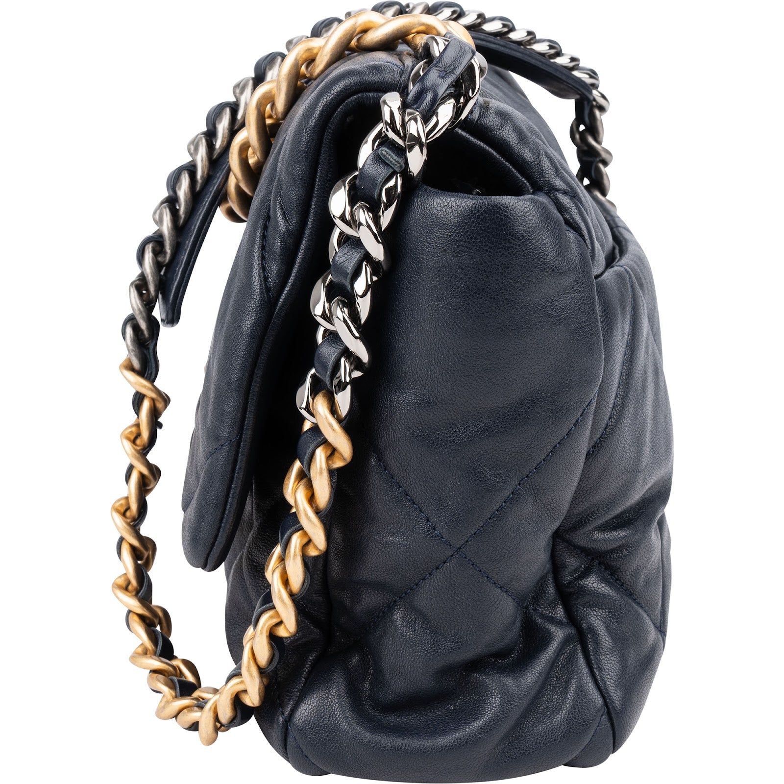 Chanel 19 Quilted Lambskin Chanel Single Flap Crossbody Bag