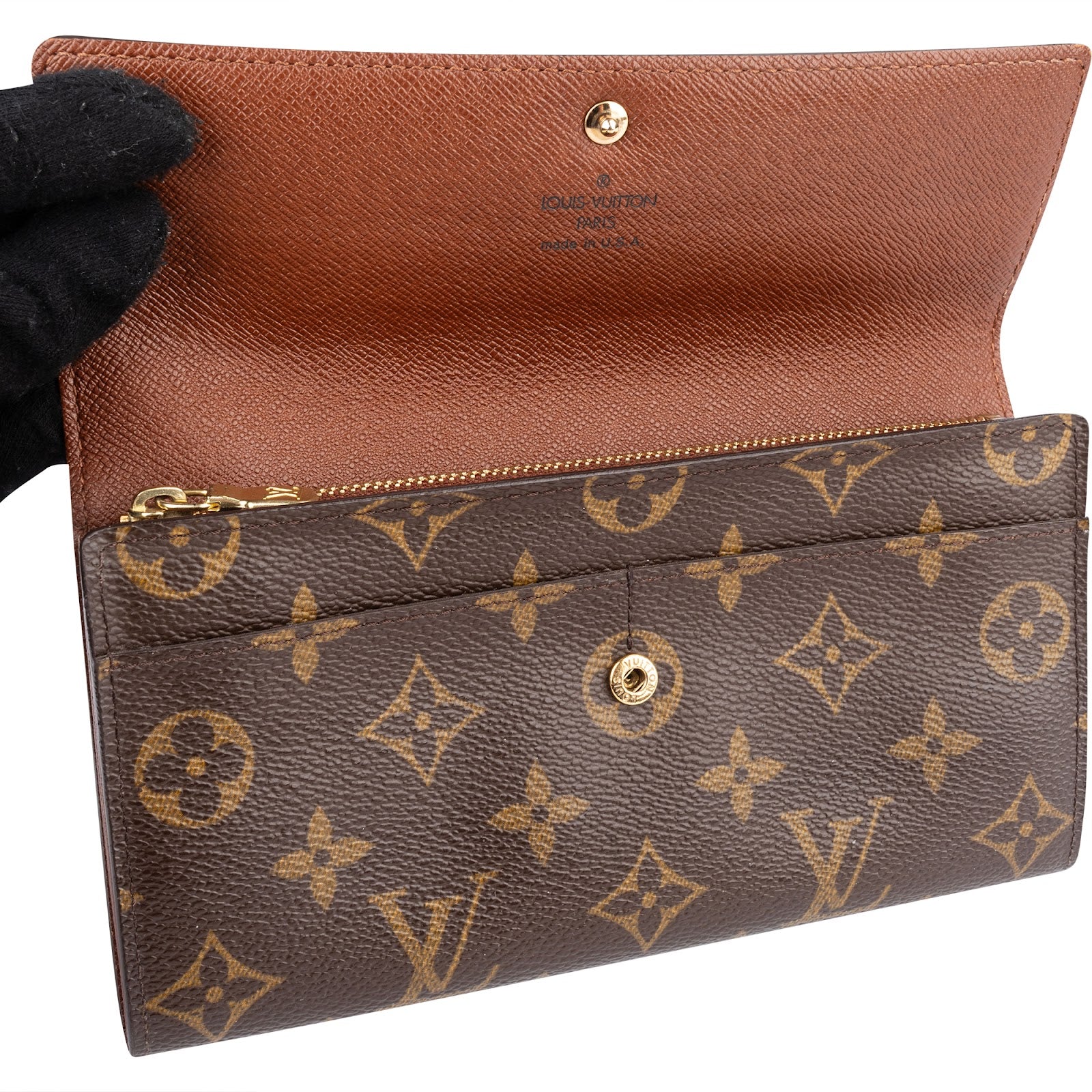 Louis Vuitton Monogram Canvas Sarah Wallet