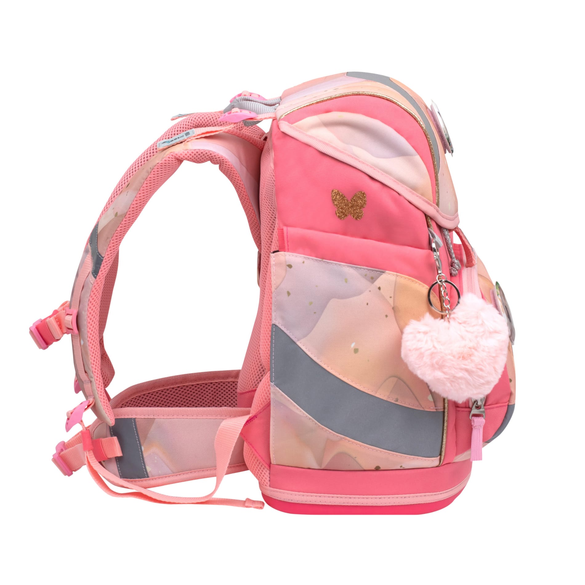 Smarty ergonomisches Schulranzen-Set 4-teilig - Marble