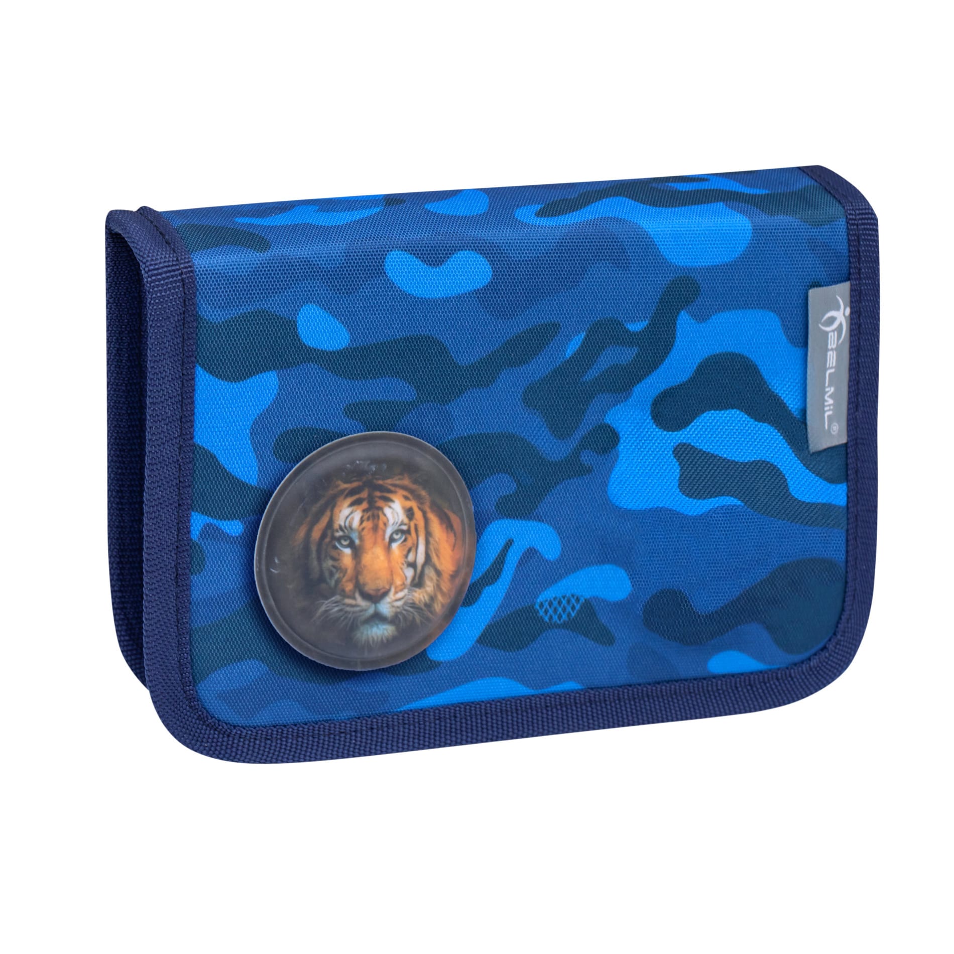 Classy ergonomisches Schulranzen-Set 5-teilig - Blue Camouflage