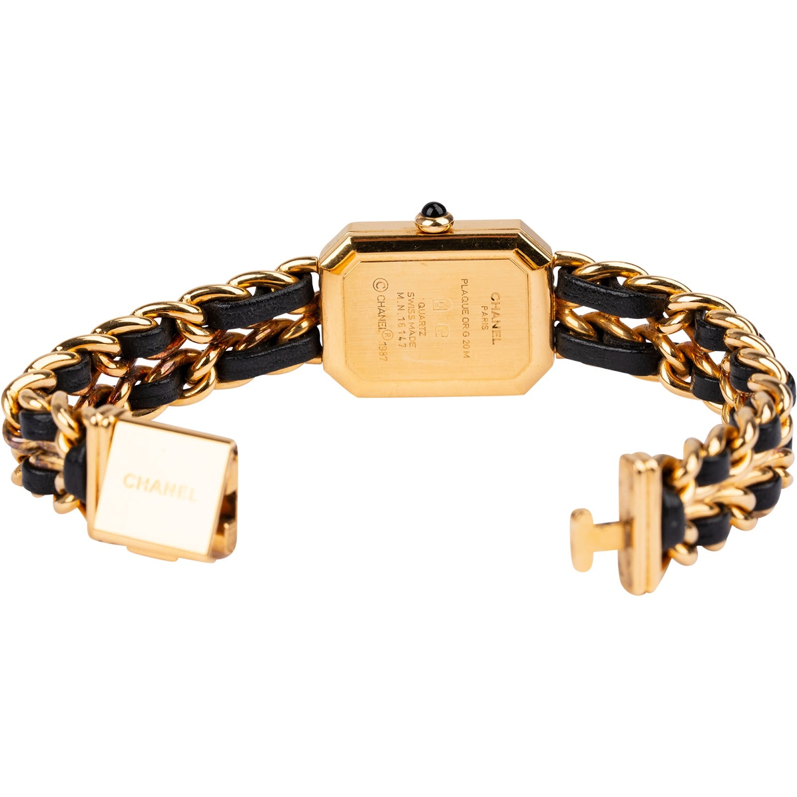 Chanel Gold Tone Première H0001 Damenuhr (L)