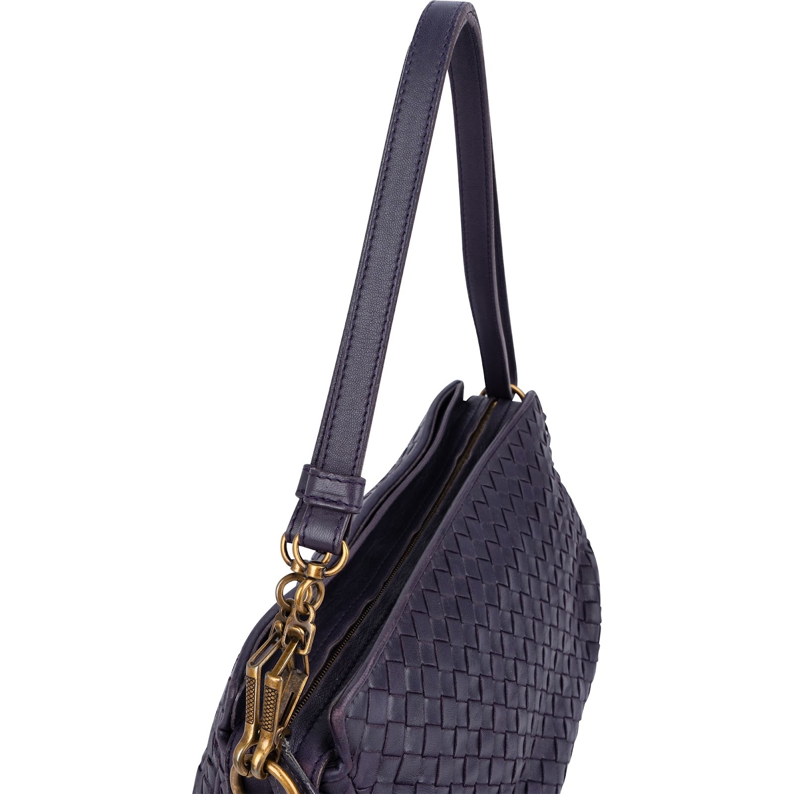 Sac à bandoulière Bottega Veneta en cuir nappa Intrecciato