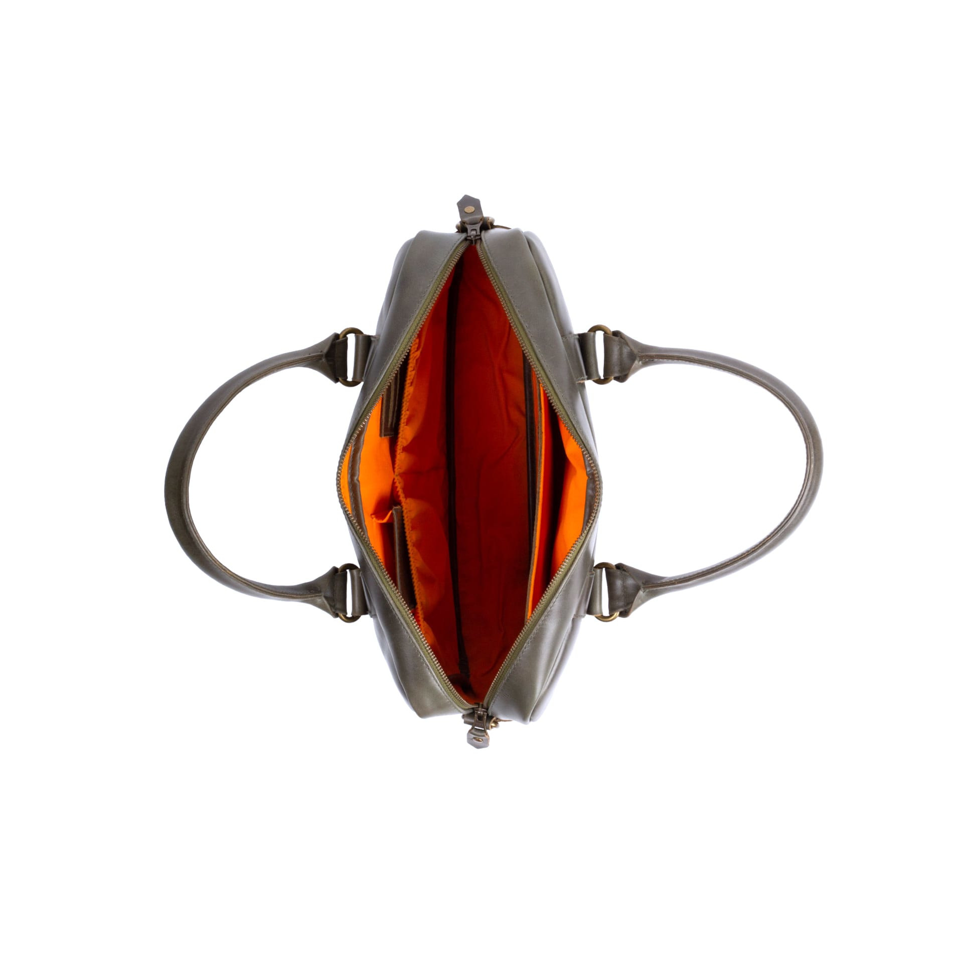 Everett leather business briefcase