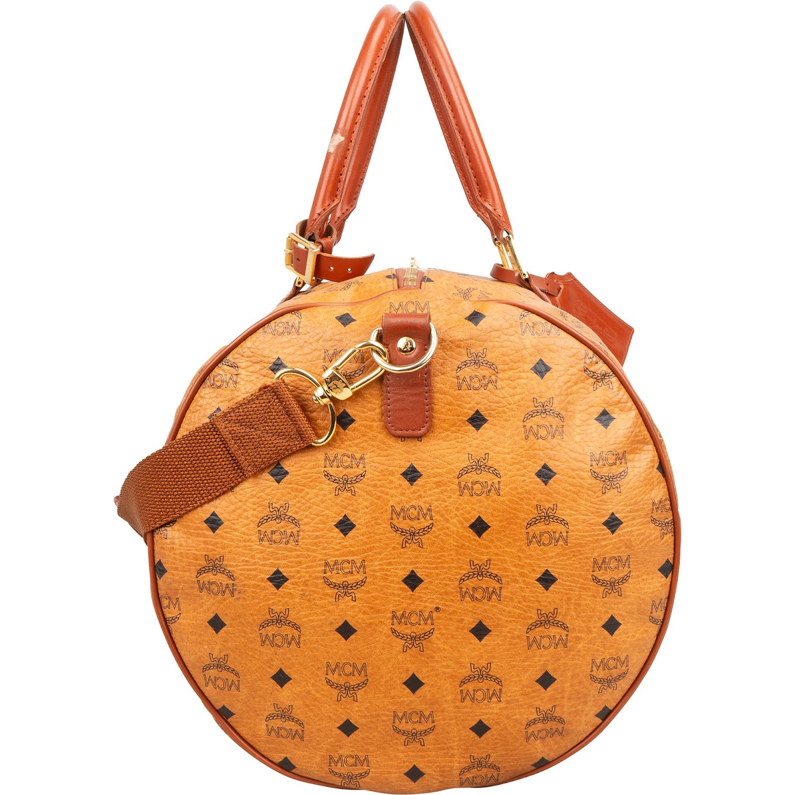 Sac de voyage MCM Monogram Visetos Boston 50