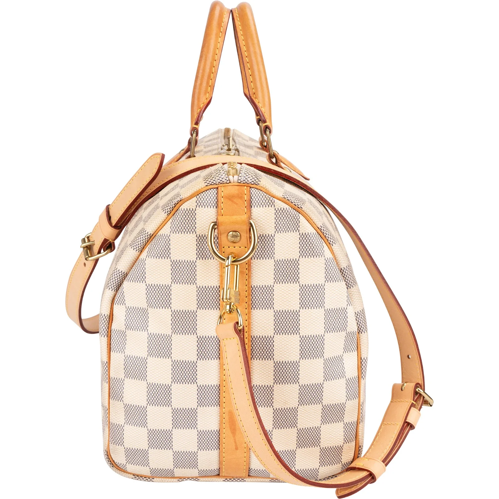 Louis Vuitton Monogram Damier Azur Canvas Speedy 30 Bandoulière Handbag