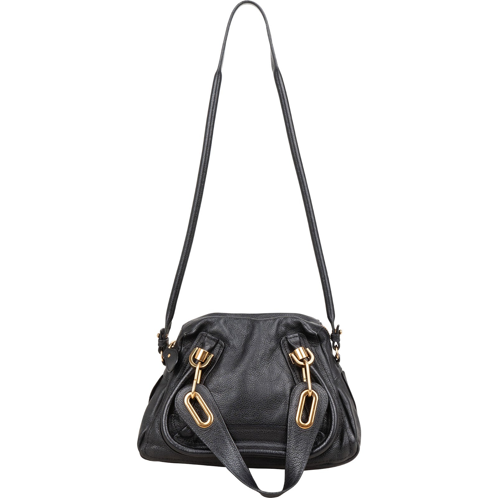 Chloé Grained Leather Paraty Shoulder Bag