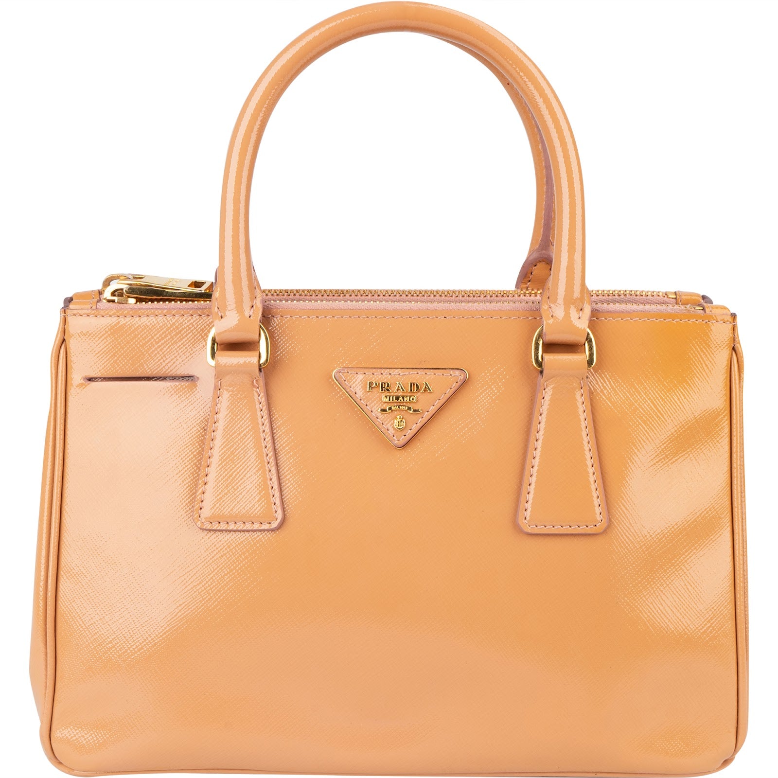 Prada Saffiano Vernice Galleria Handbag