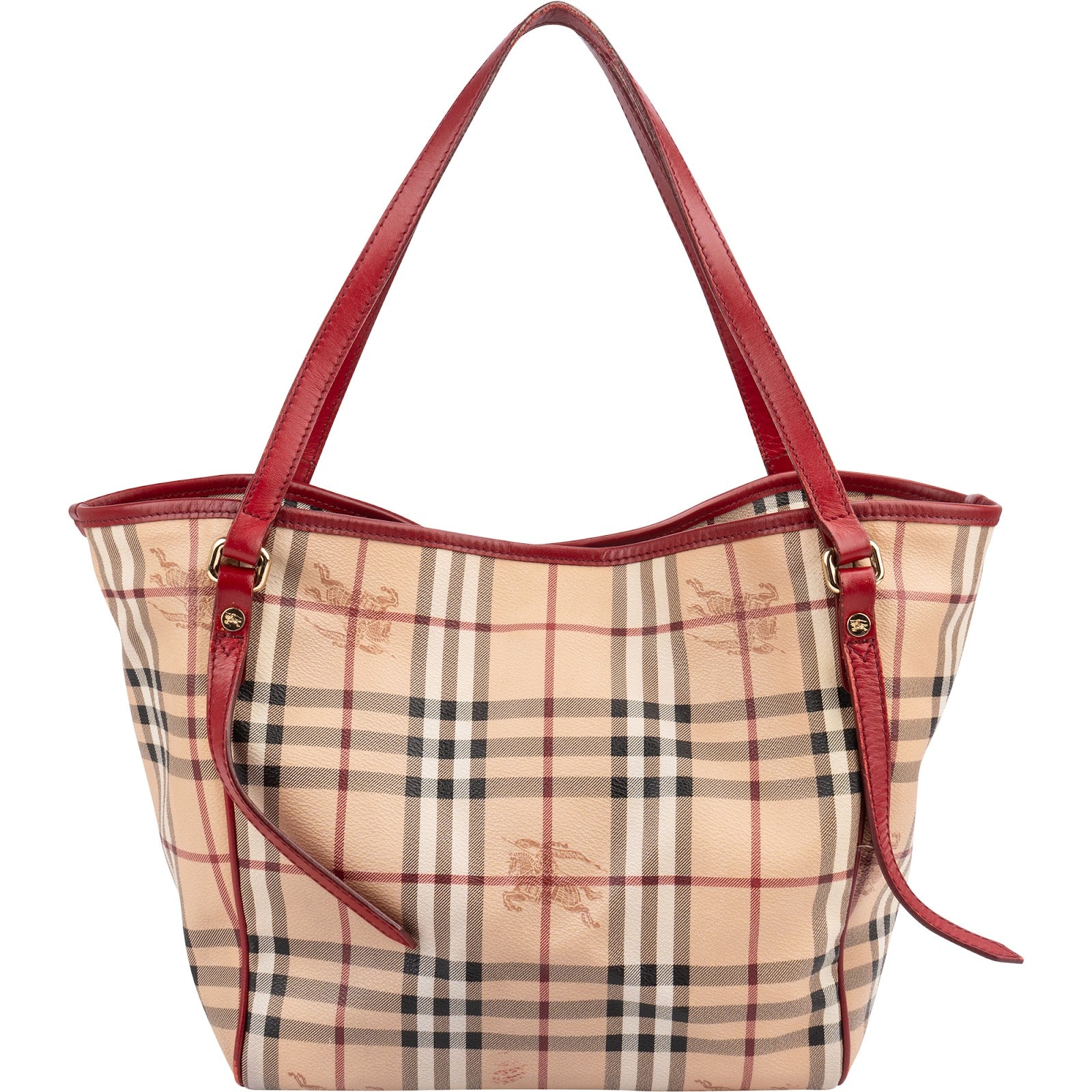 Burberry - Haymarket Check Hobo Schultertasche