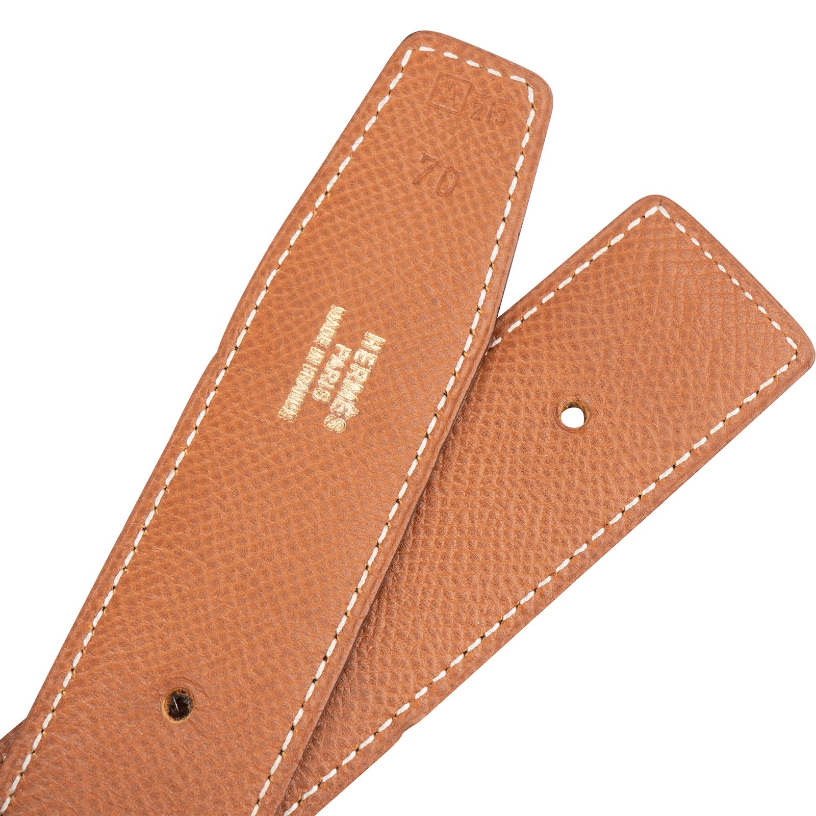 Hermès - Bicolor Reversible H Belt (70)