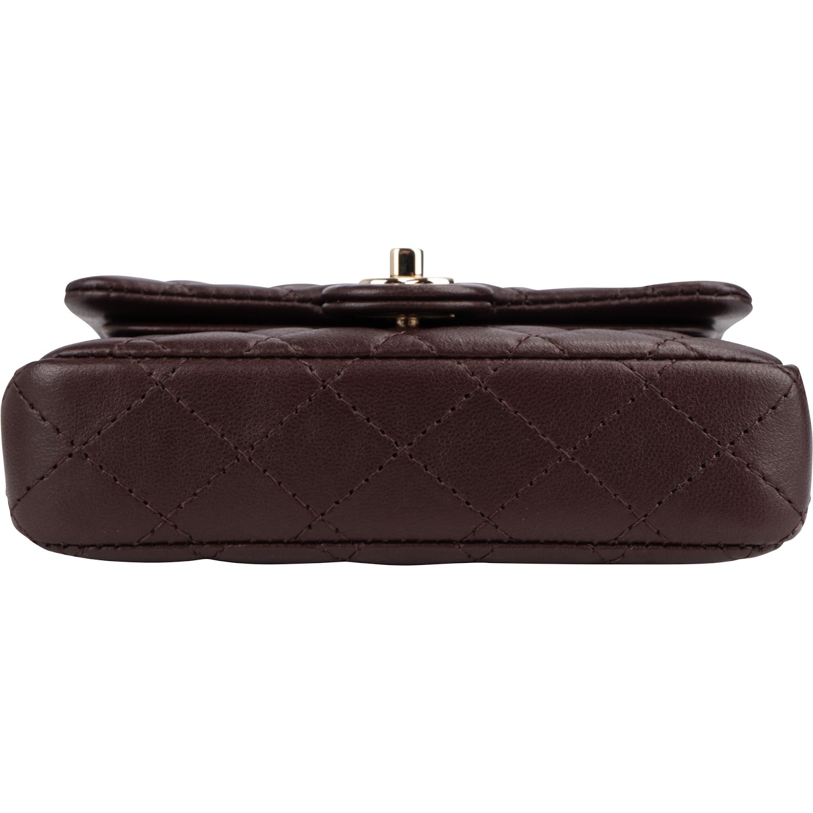 Chanel Quilted Lambskin Extra Mini Double Flap Pendant Bag