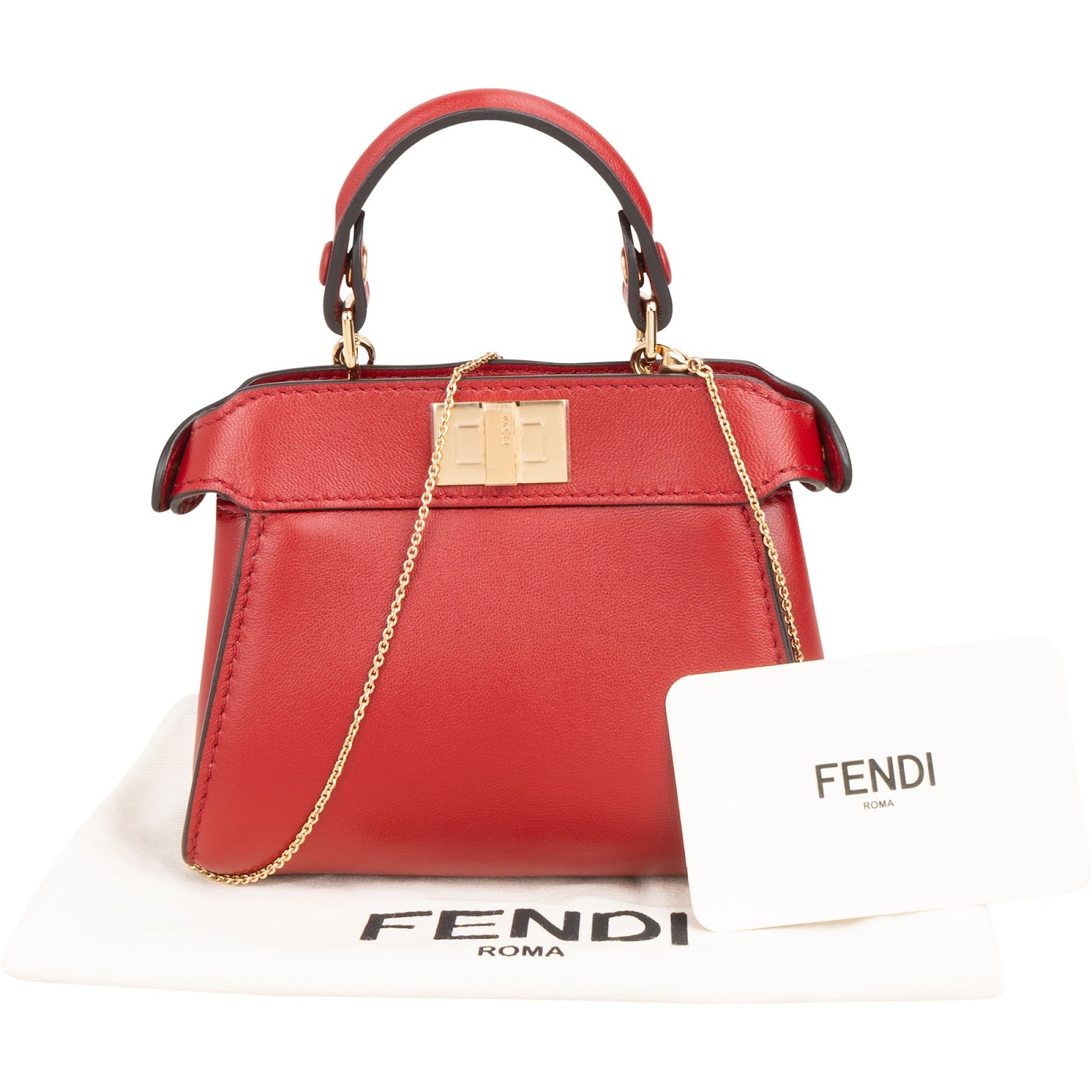 Fendi – Micro Nano Peekaboo Crossbody Bag