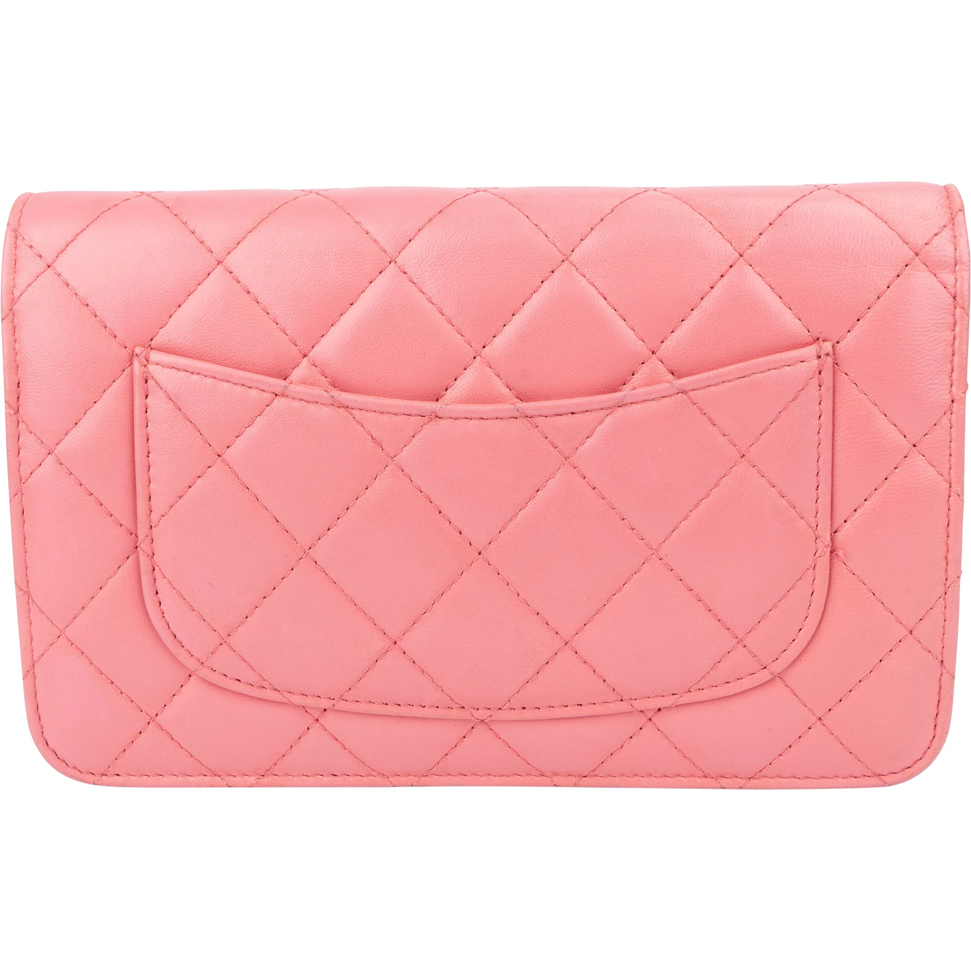 Chanel Quilted Lambskin CC Wallet On Chain Crossbody Bag