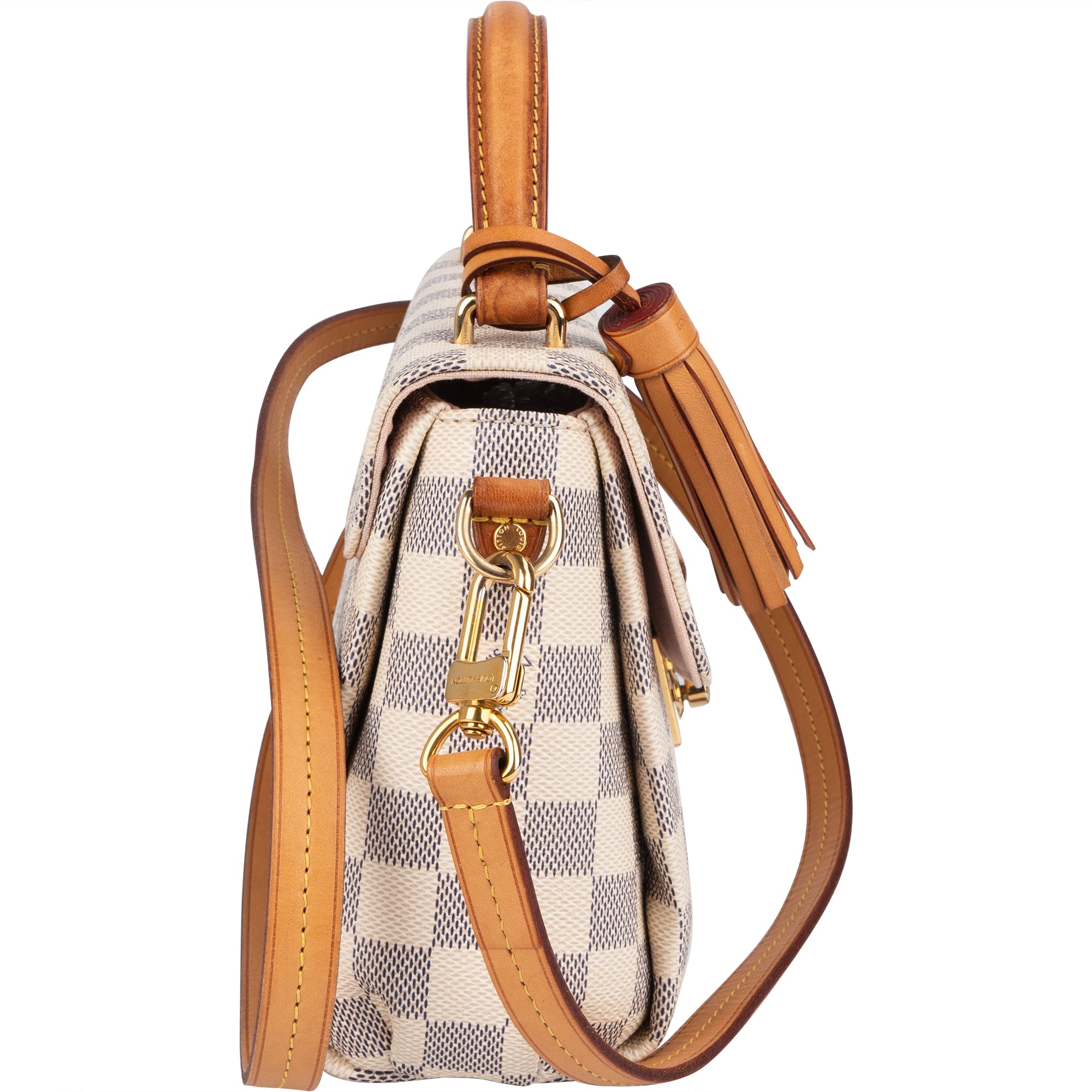 Louis Vuitton Monogram Damier Azur Croisette Handbag
