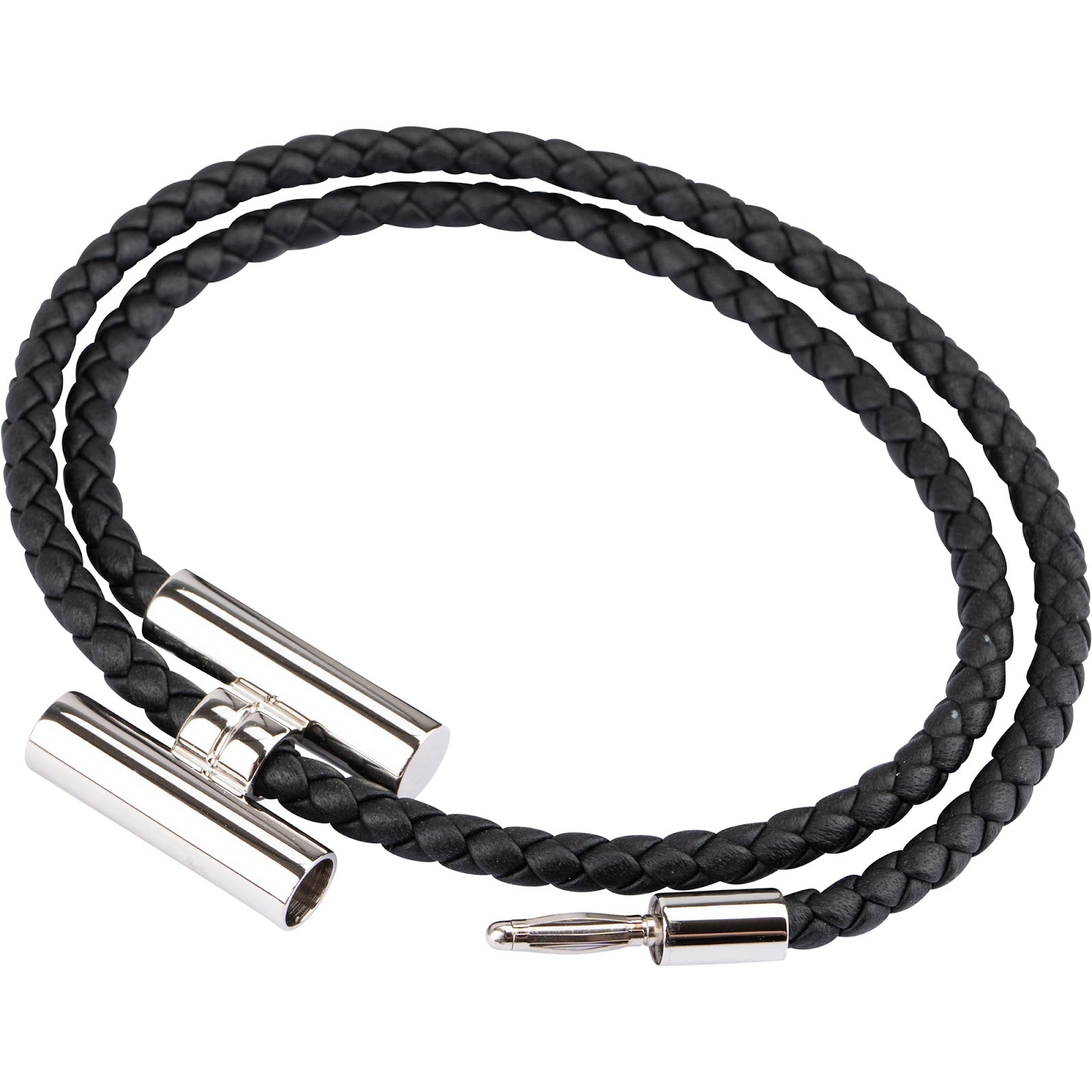 Hermès - Le Bijou Fantaisie Tournis Tresse Double Tour Bracelet