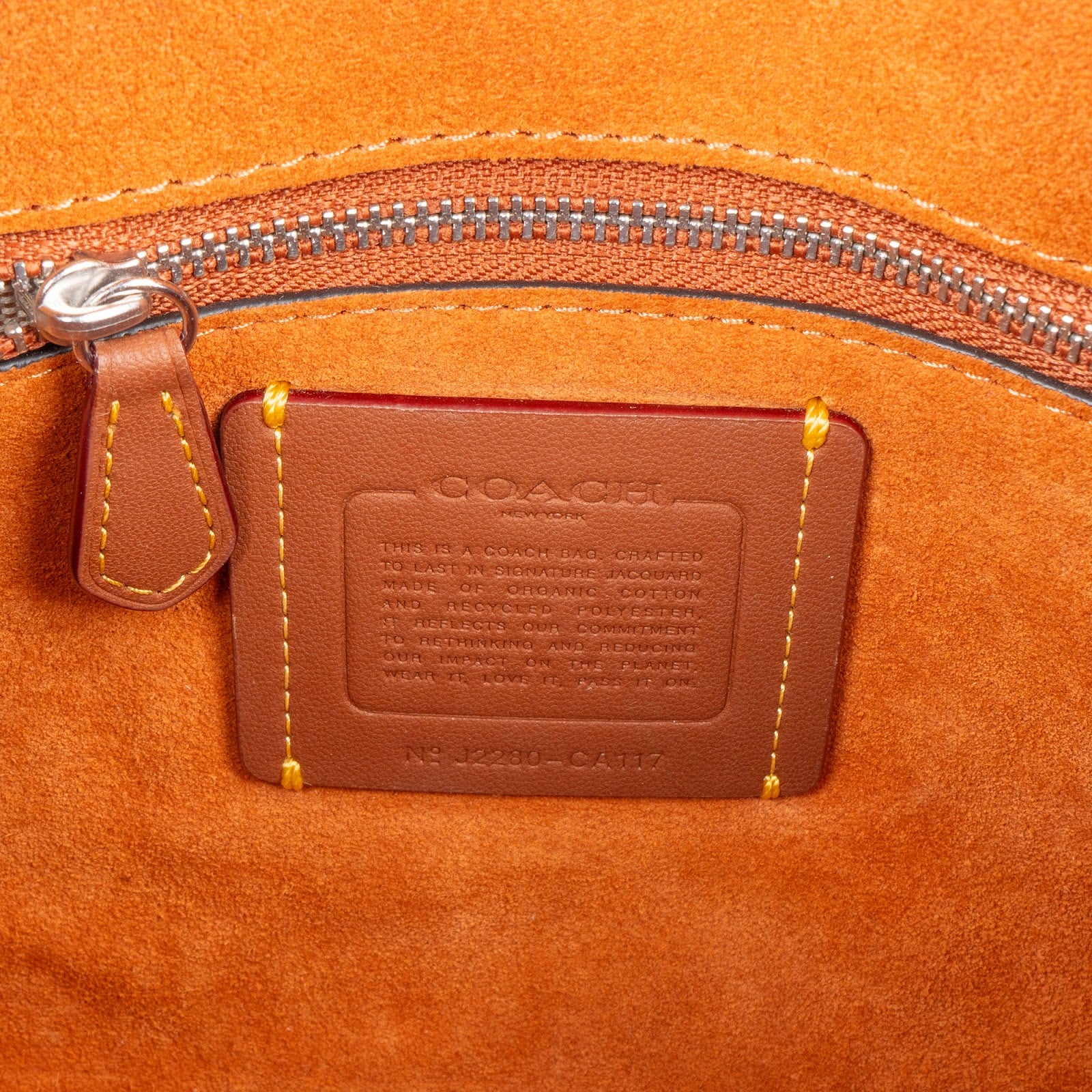 Coach Monogram Signature Rowan Satchel Boston Bag