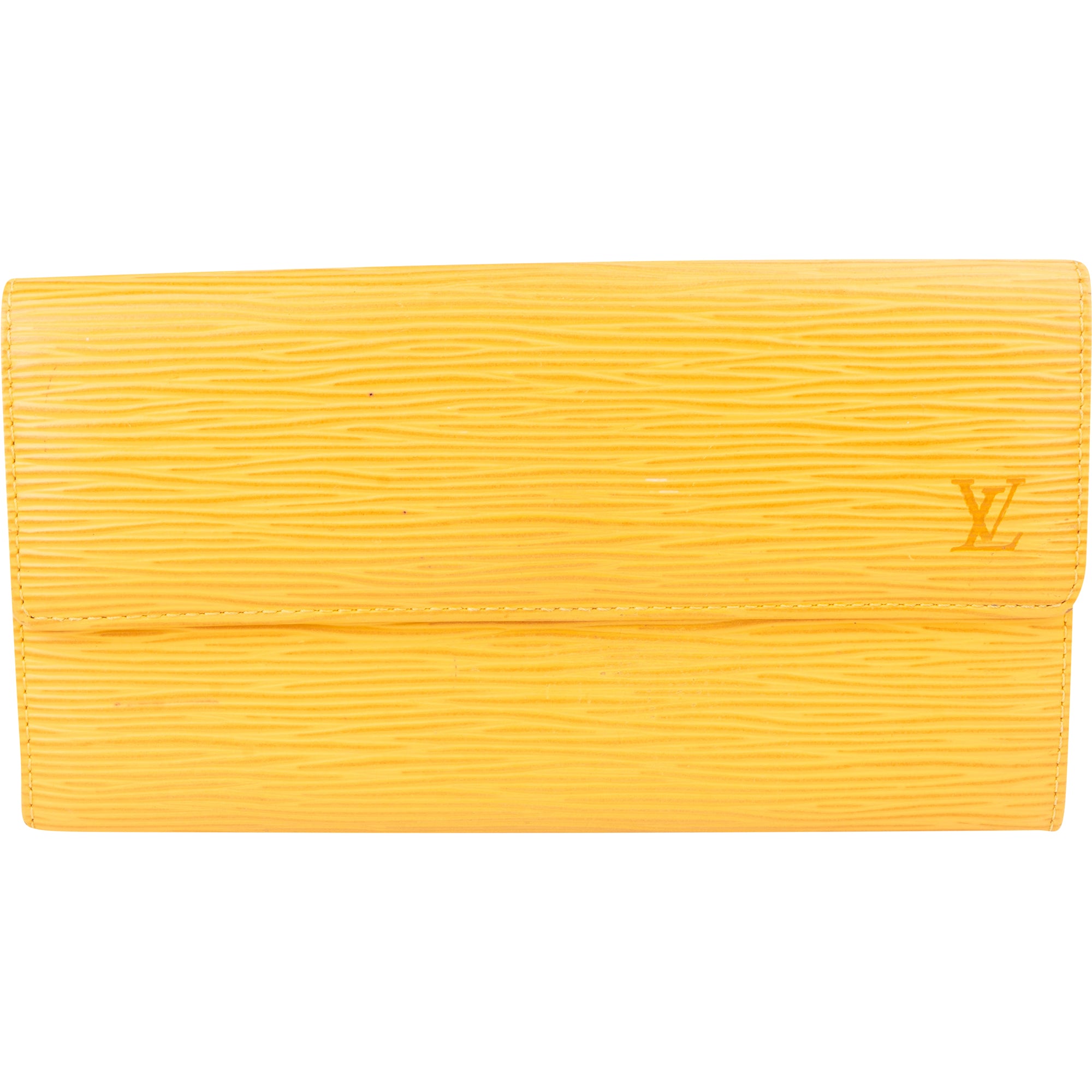 Louis Vuitton Yellow Epi Leather Sarah Wallet