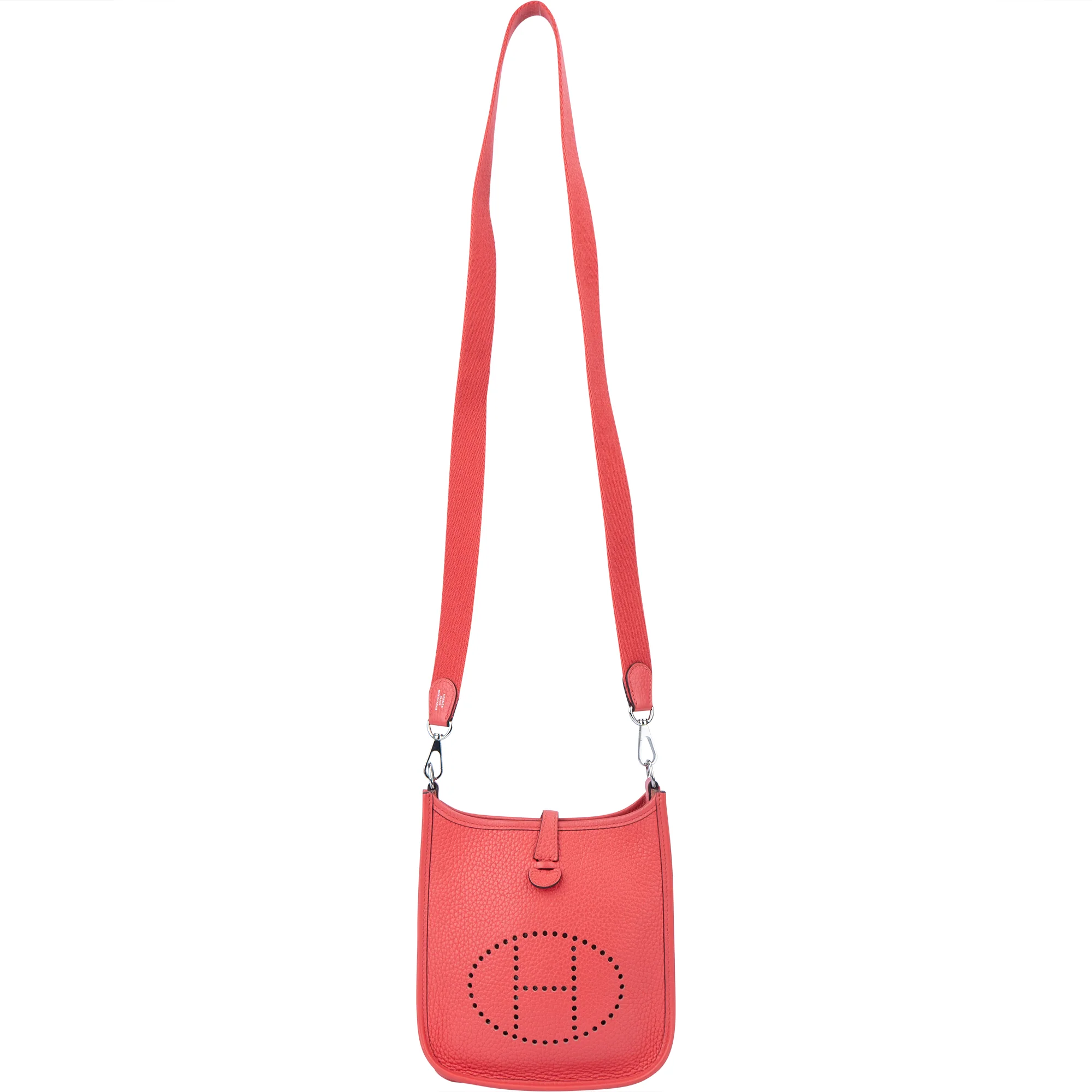 Hermès Rose Jaipur Clemence Evelyne 16 Crossbody Bag