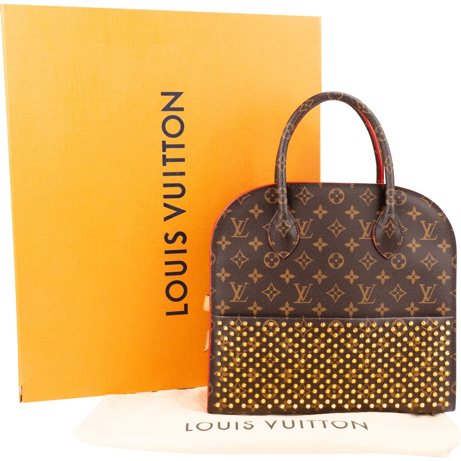 Louis Vuitton - Christian Louboutin Studded "Iconoclasts" Handtasche
