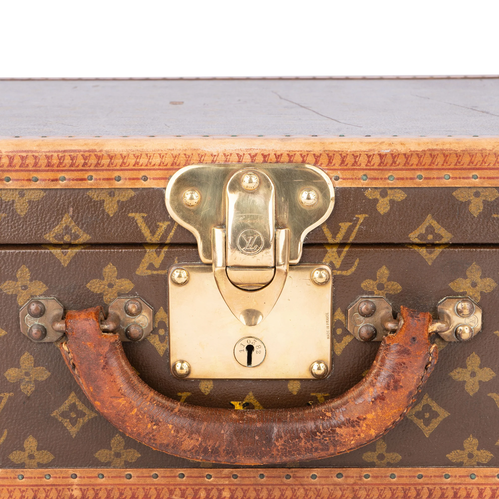 Louis Vuitton Canvas Monogram 1900s Koffer 70