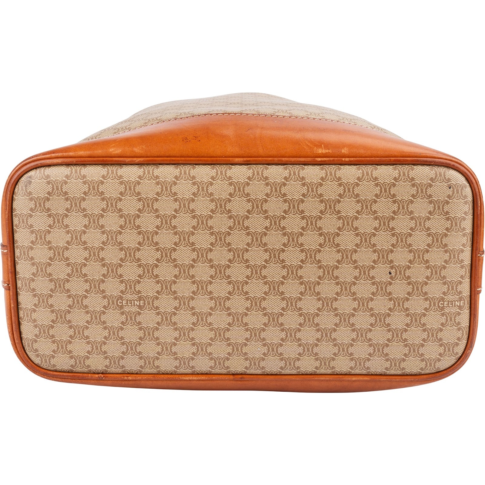 Céline Monogram Macadam Bucket Shoulder Bag