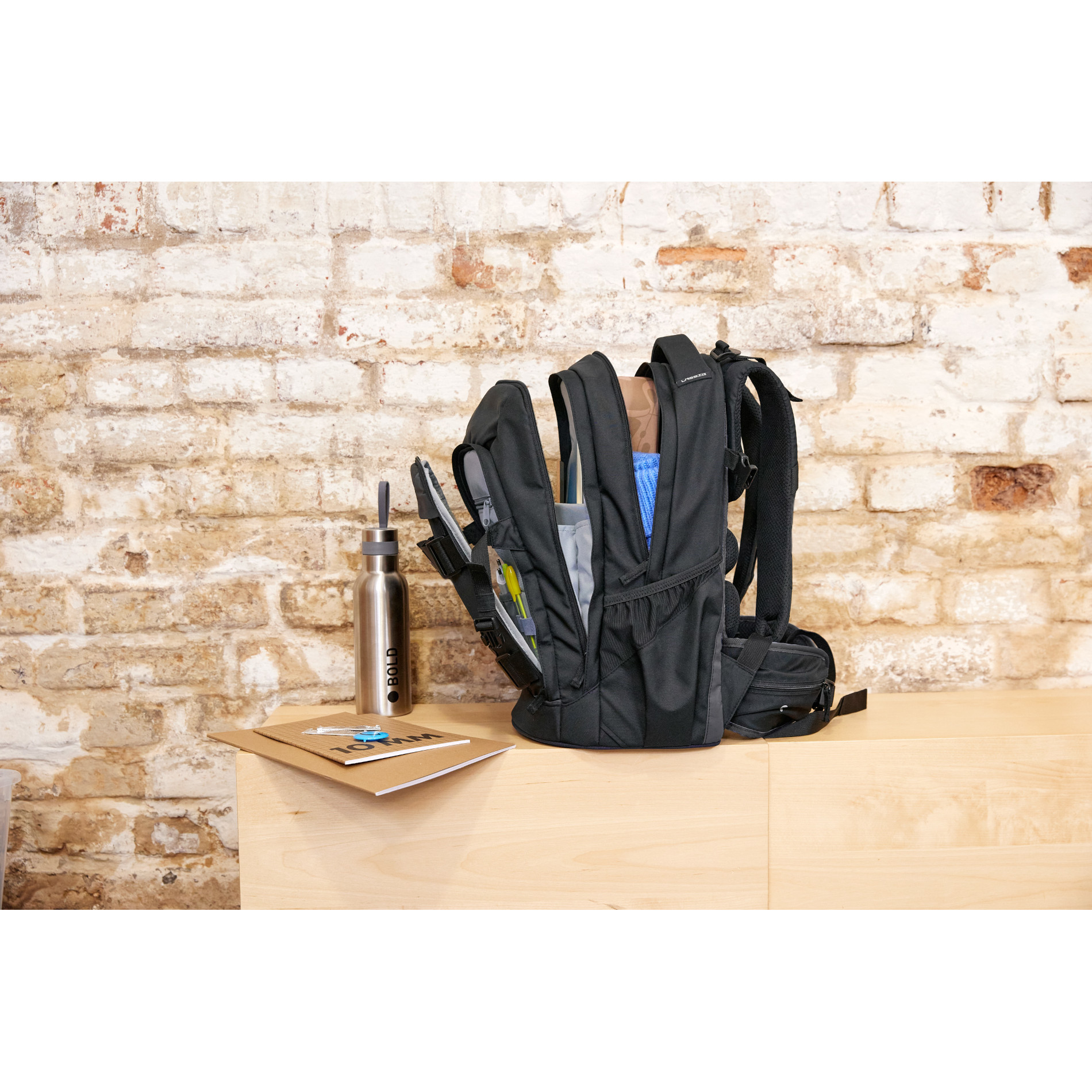 School Backpack Origin Bold - Black