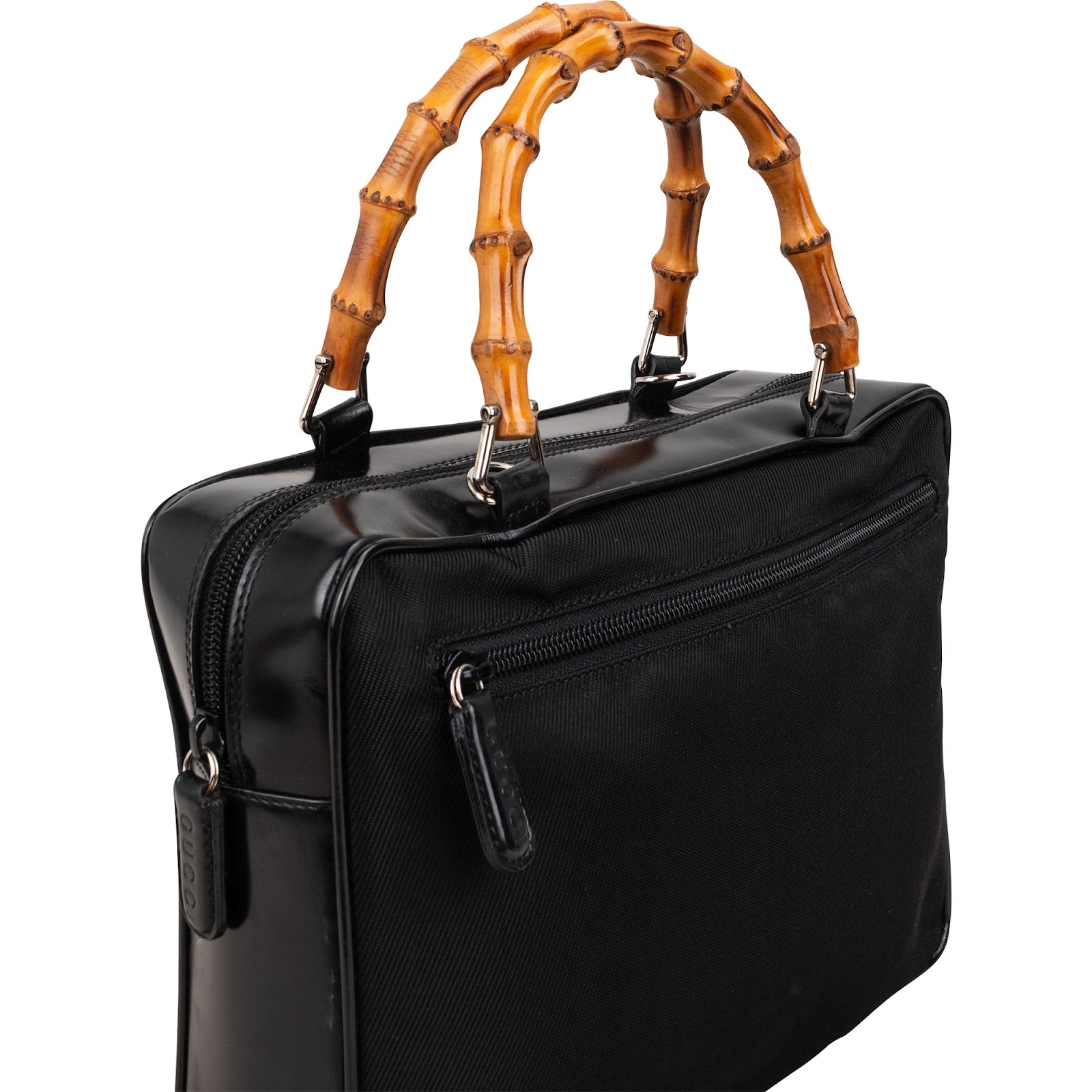 Gucci - Nylon Bamboo Business Bag