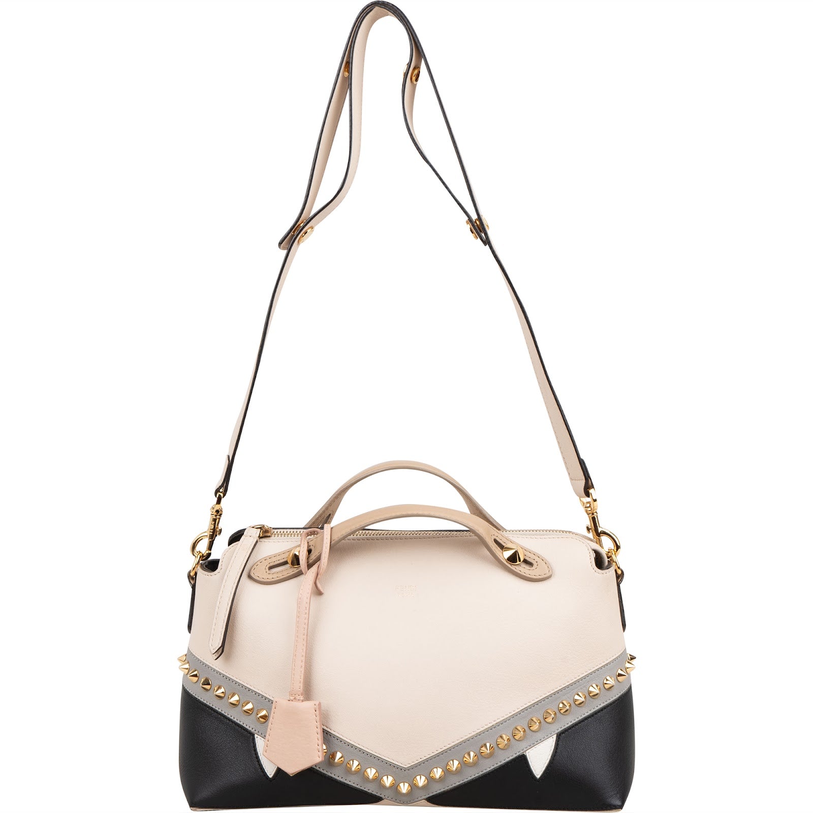 Fendi Leather Monster By The Way Crossbody Handbag