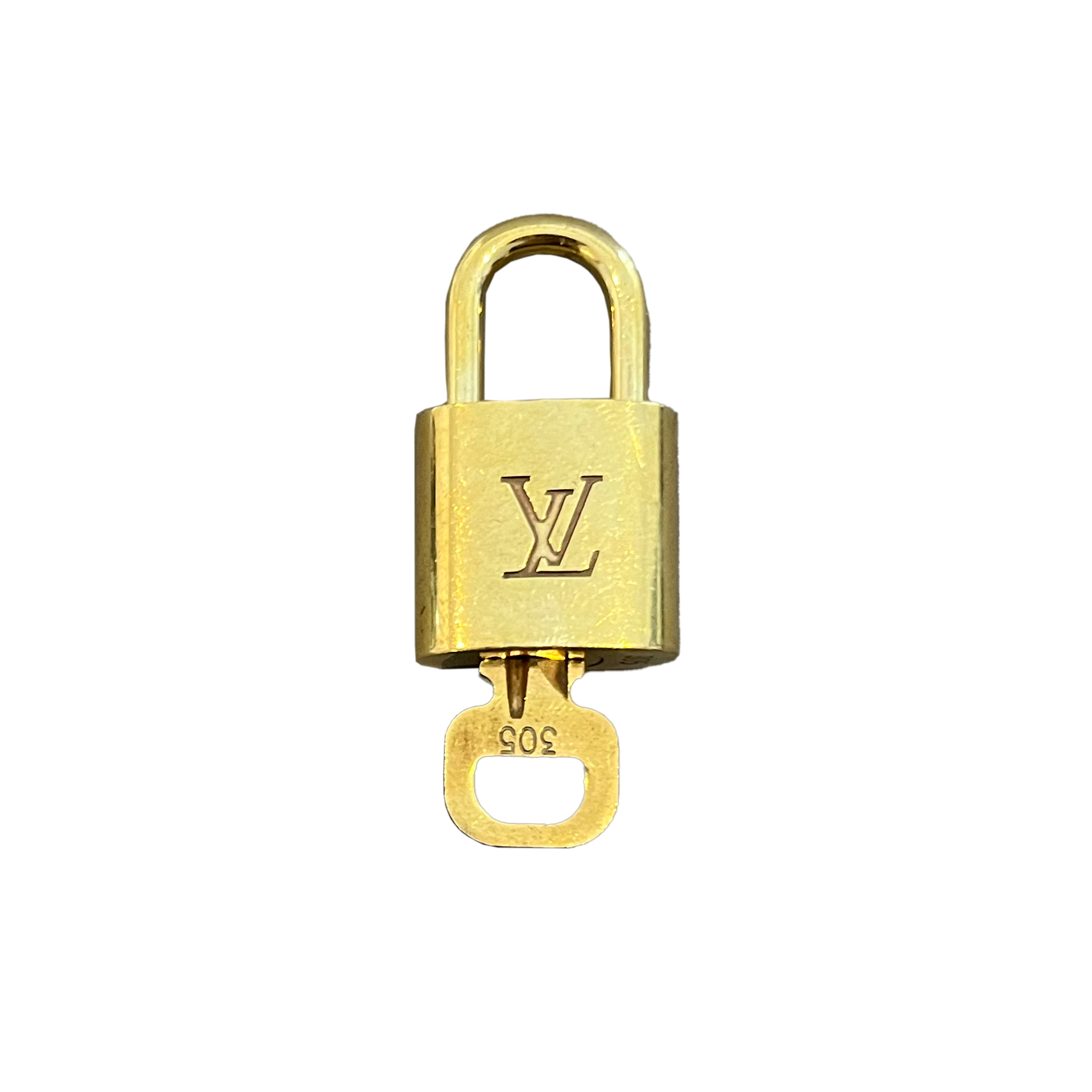 Louis Vuitton Cadena Vorhängeschloss & Schlüssel