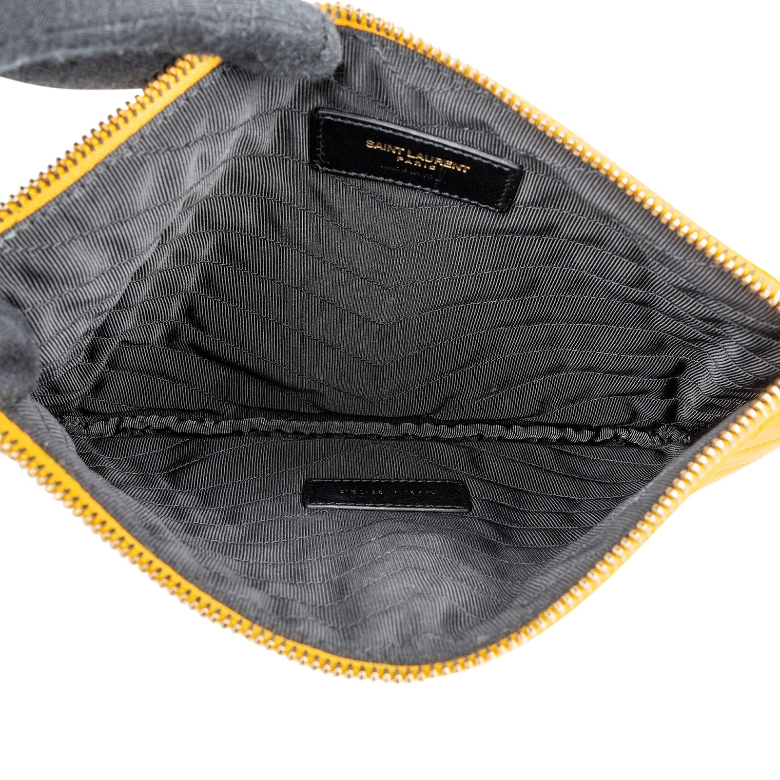 Yves Saint Laurent - Quilted Leather Clutch
