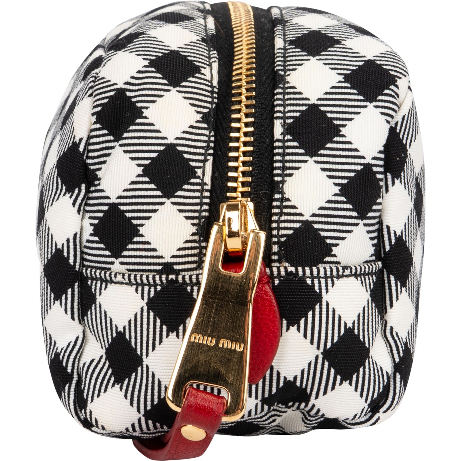 Miu Miu Vichy Gingham Cosmetic Pouch