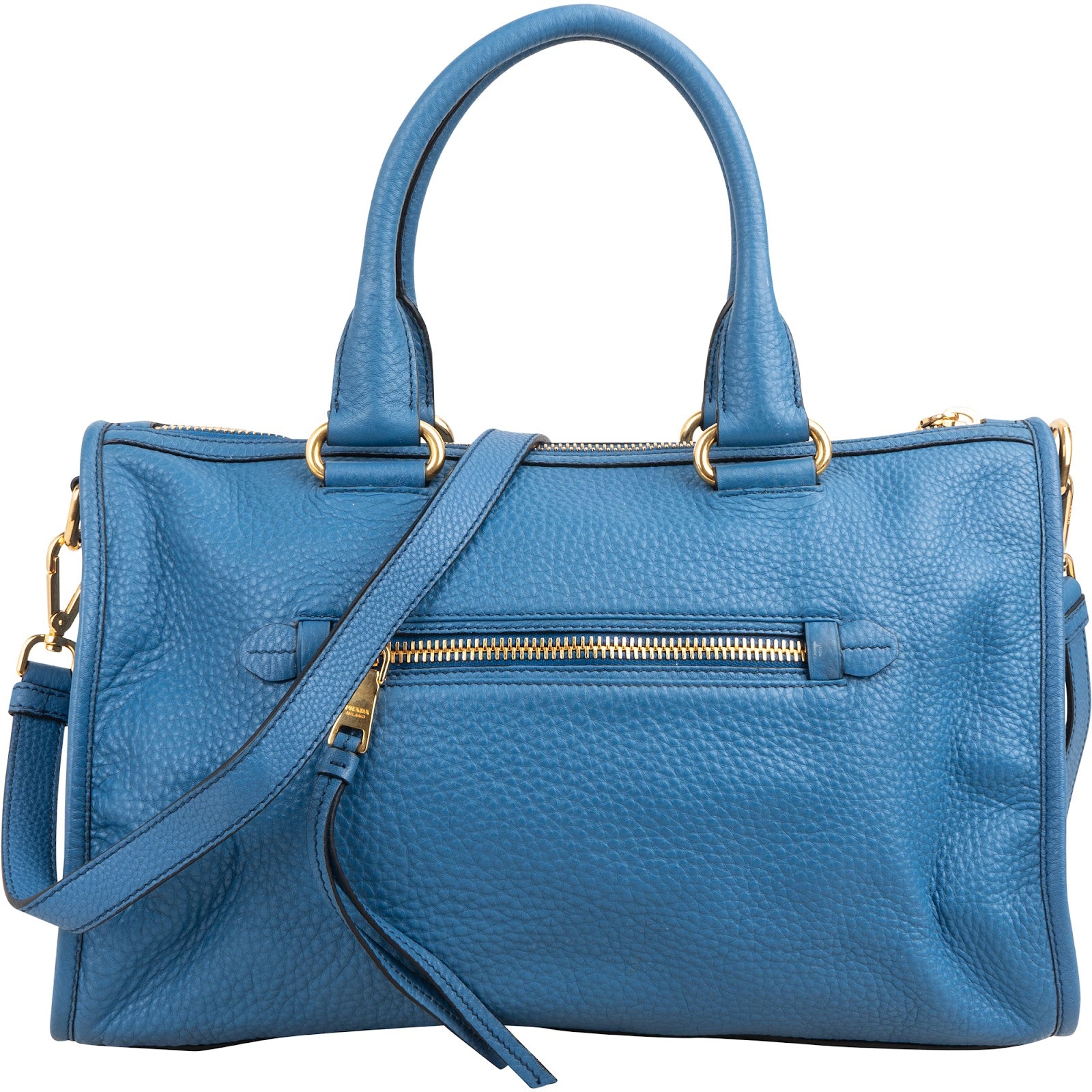 Prada - Vitello Daino Satchel Crossbody Bag