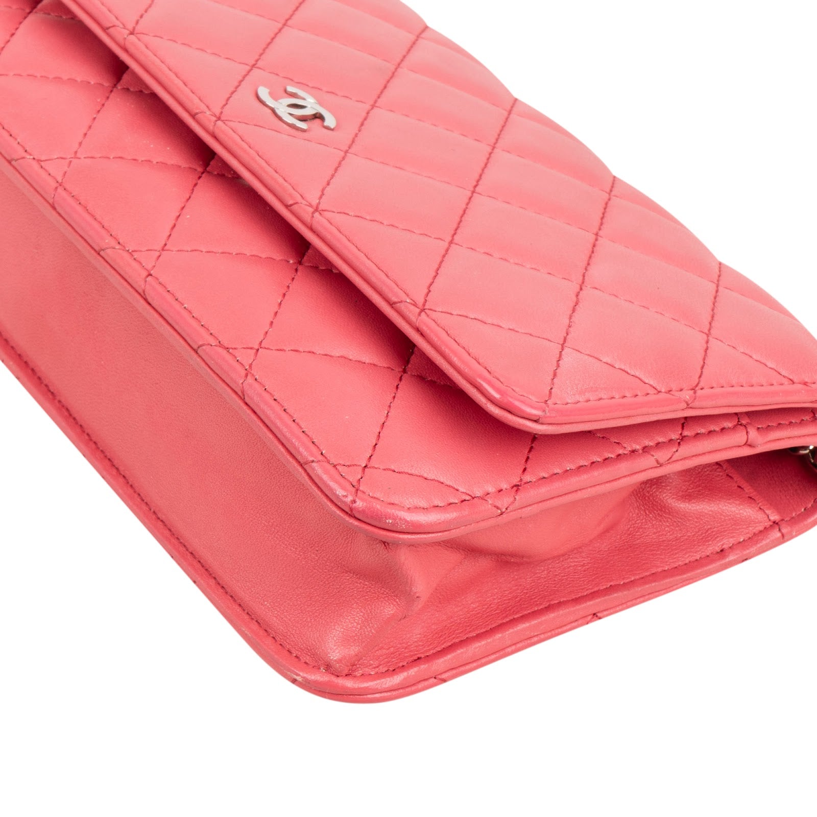 Chanel Quilted Lambskin Wallet On Chain Crossbody Bag