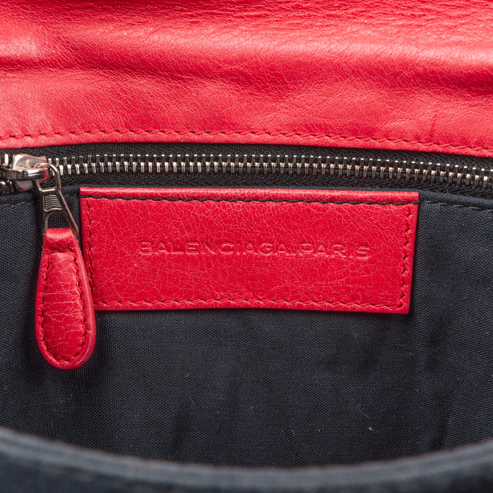 Balenciaga Pink Leather City Clutch