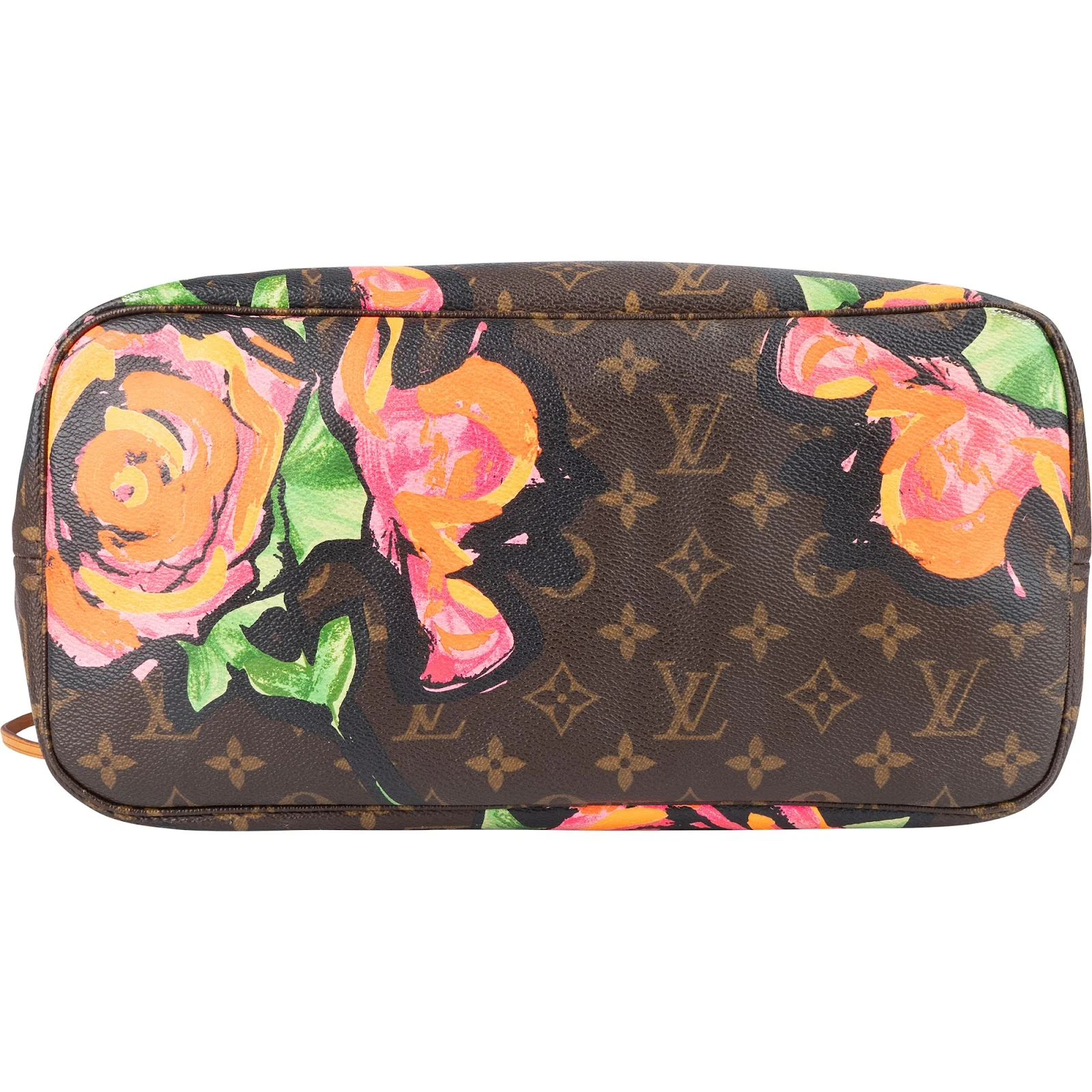 Louis Vuitton Monogram Canvas Limited Roses Neverfull MM Shopper